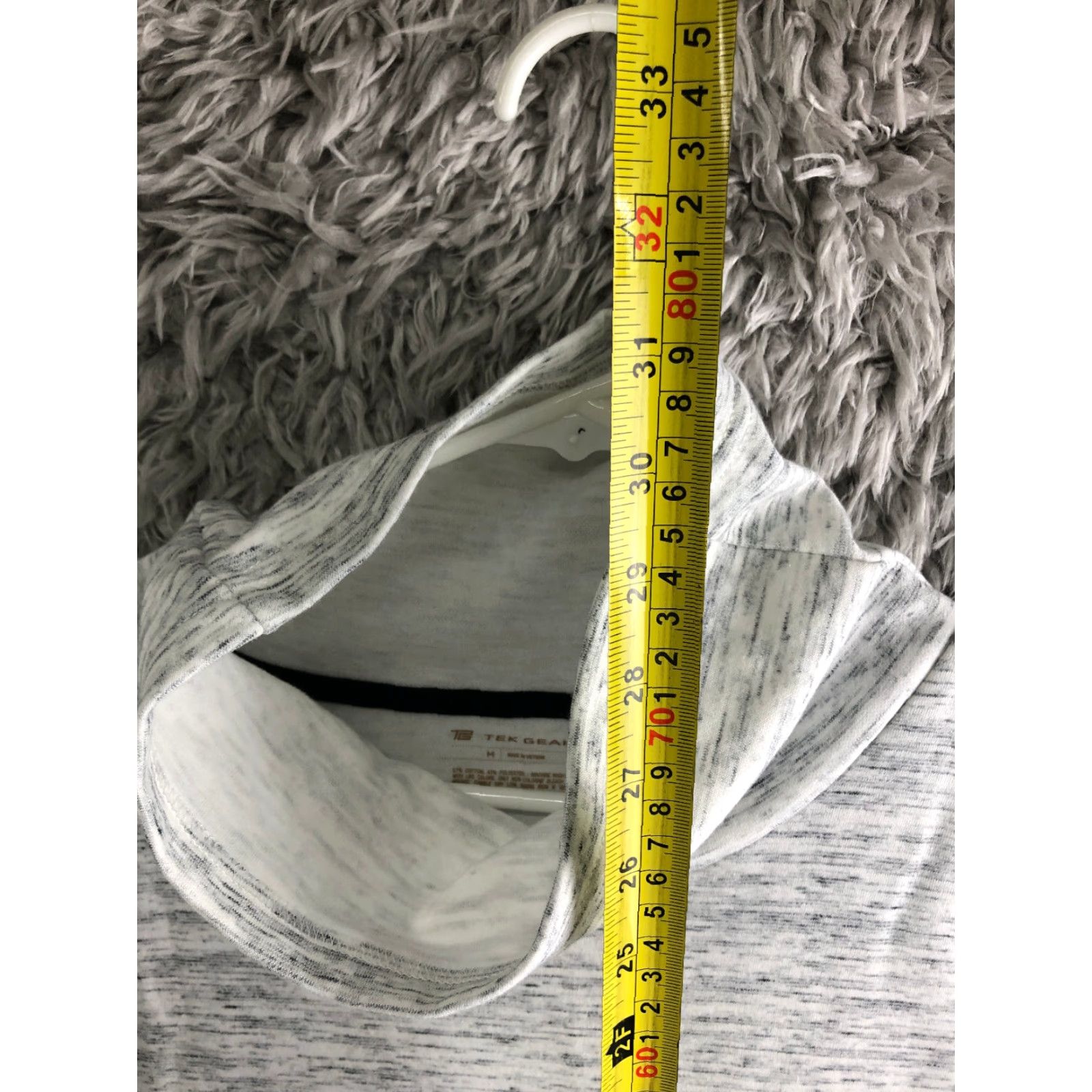 Tek Gear Tek Gear Shirt Long Sleeve White Fleece Turtle Neck Pullover M Women Casual All Seasons Size M / US 6-8 / IT 42-44 - 7 Thumbnail