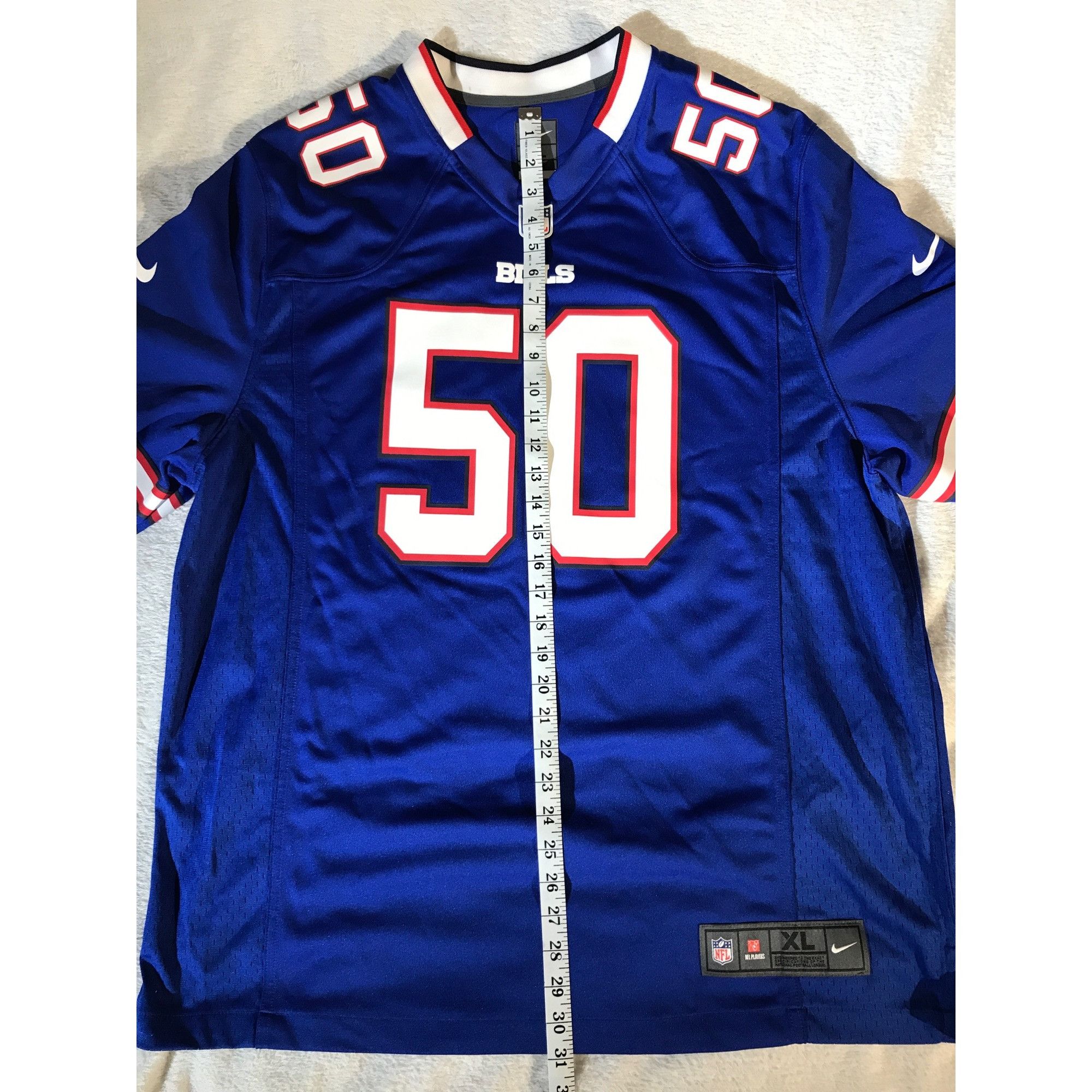 Nike Nike Men's NFL Blue Buffalo Bills Kiko Alonso #50 Jersey Size US XL / EU 56 / 4 - 4 Thumbnail