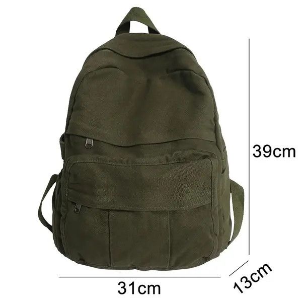 VIBE Unisex Canvas Capacity Backpack Size ONE SIZE - 5 Thumbnail