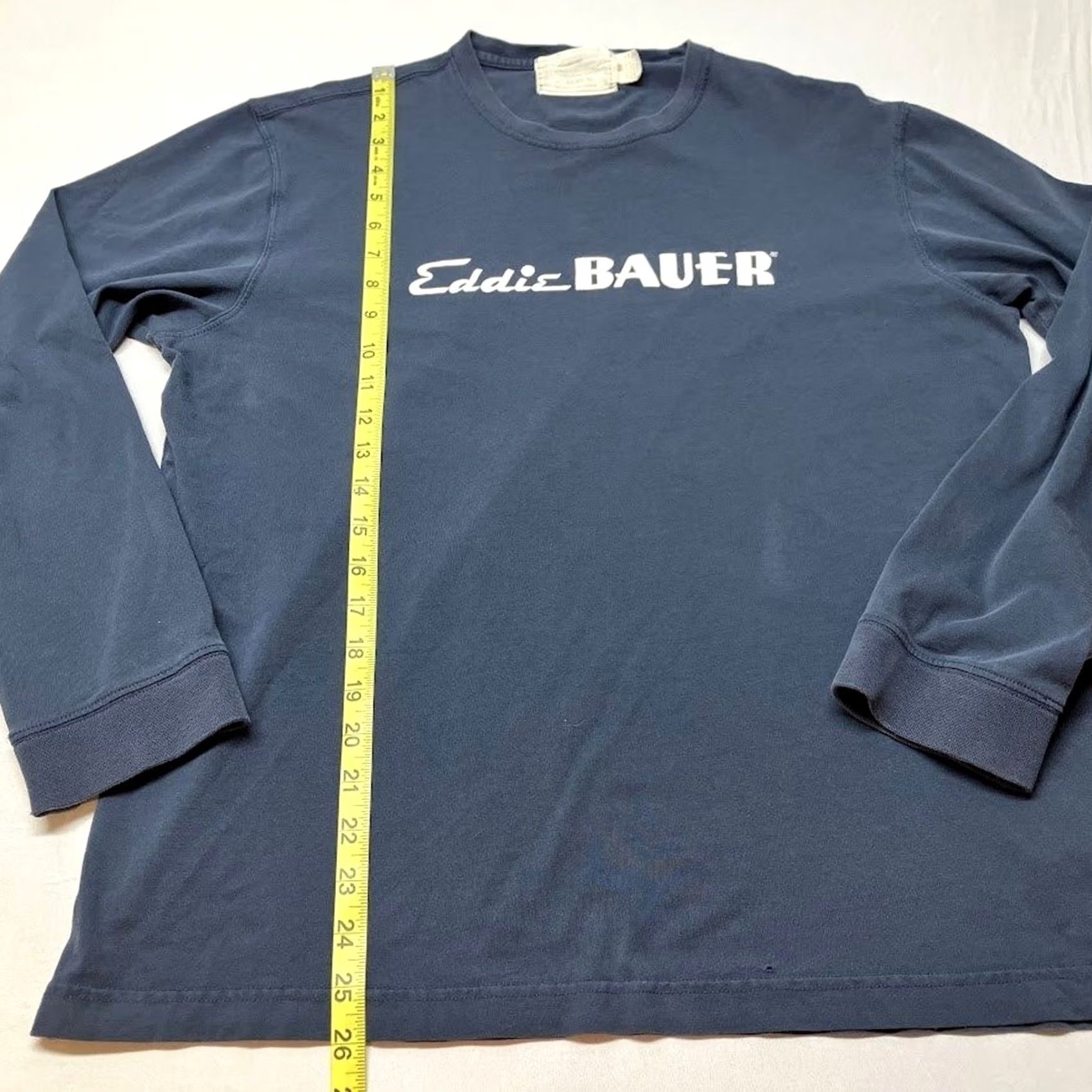 Eddie Bauer Eddie Bauer T-Shirt Navy Blue Long Sleeve Crewneck Men M Size US M / EU 48-50 / 2 - 7 Thumbnail
