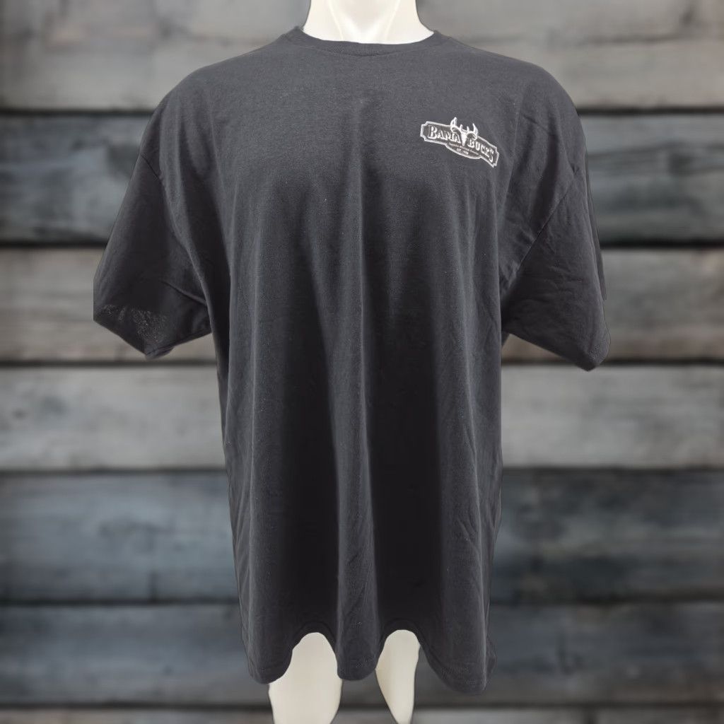 Gildan Bama Bucks Black T-Shirt 2XL Mens Graphic Print Hunting American Shirt Size US XXL / EU 58 / 5 - 1 Thumbnail