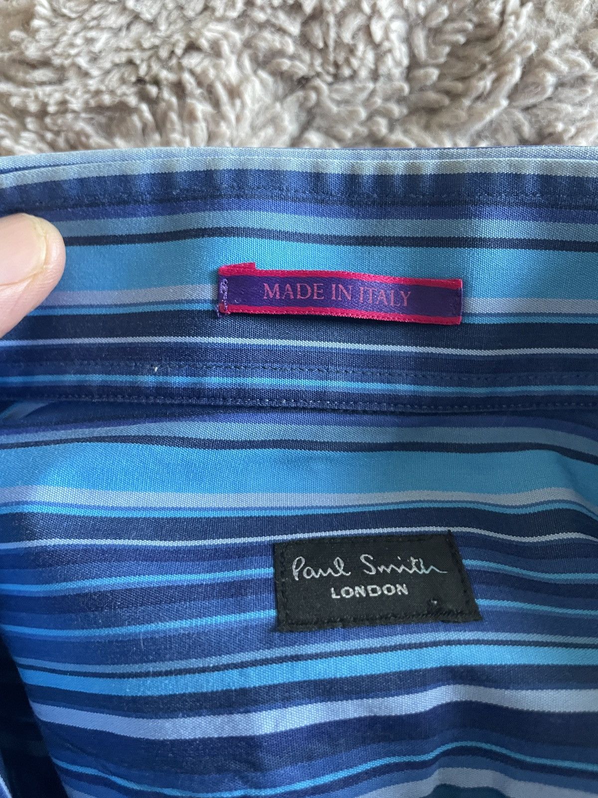 Paul Smith Striped Cotton Button Front shirt Size US M / EU 48-50 / 2 - 12 Thumbnail