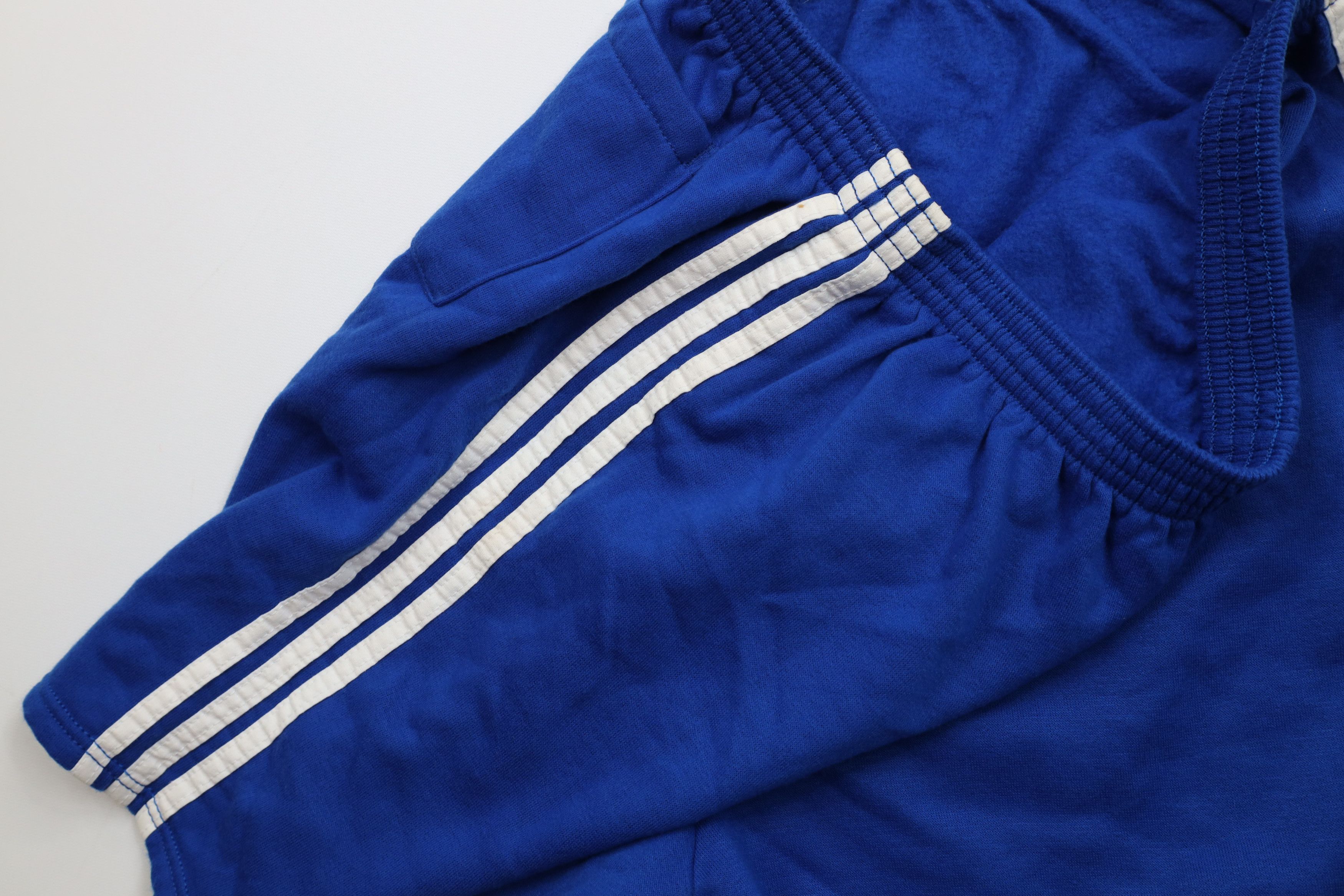 Vintage Vintage 70s 80s Streetwear Sweatpants Short Shorts Blue USA Size US 36 / EU 52 - 5 Thumbnail