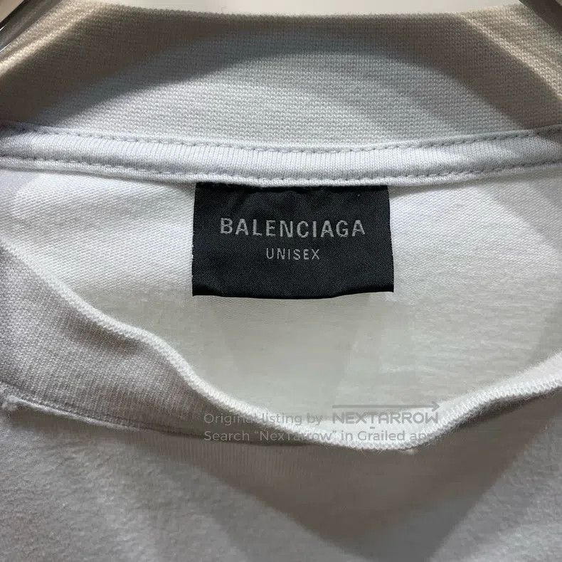 Balenciaga Balenciaga Wave Circle Logo Destroyed Short-Sleeve Size US L / EU 52-54 / 3 - 2 Thumbnail