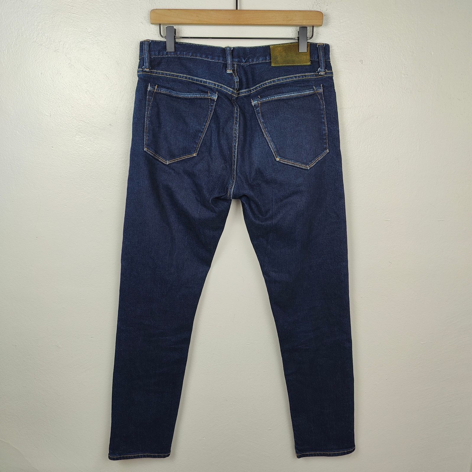 Todd Snyder Todd Snyder Slim Fit Jeans Mens 31x32 Dark Wash Slim Fit Size US 31 - 6 Thumbnail