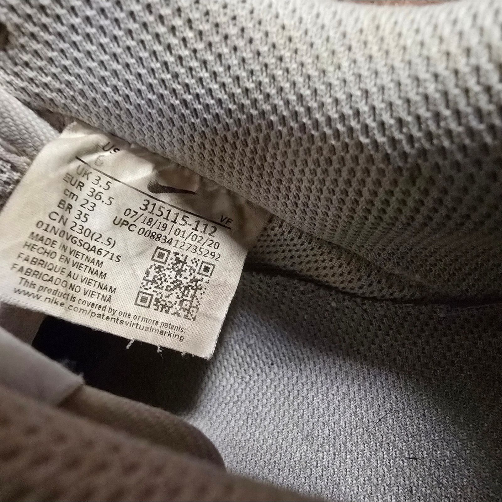 Nike White Basic | NIKE | Air Force 1 Sneaks Size US 6 / EU 39 - 5 Thumbnail
