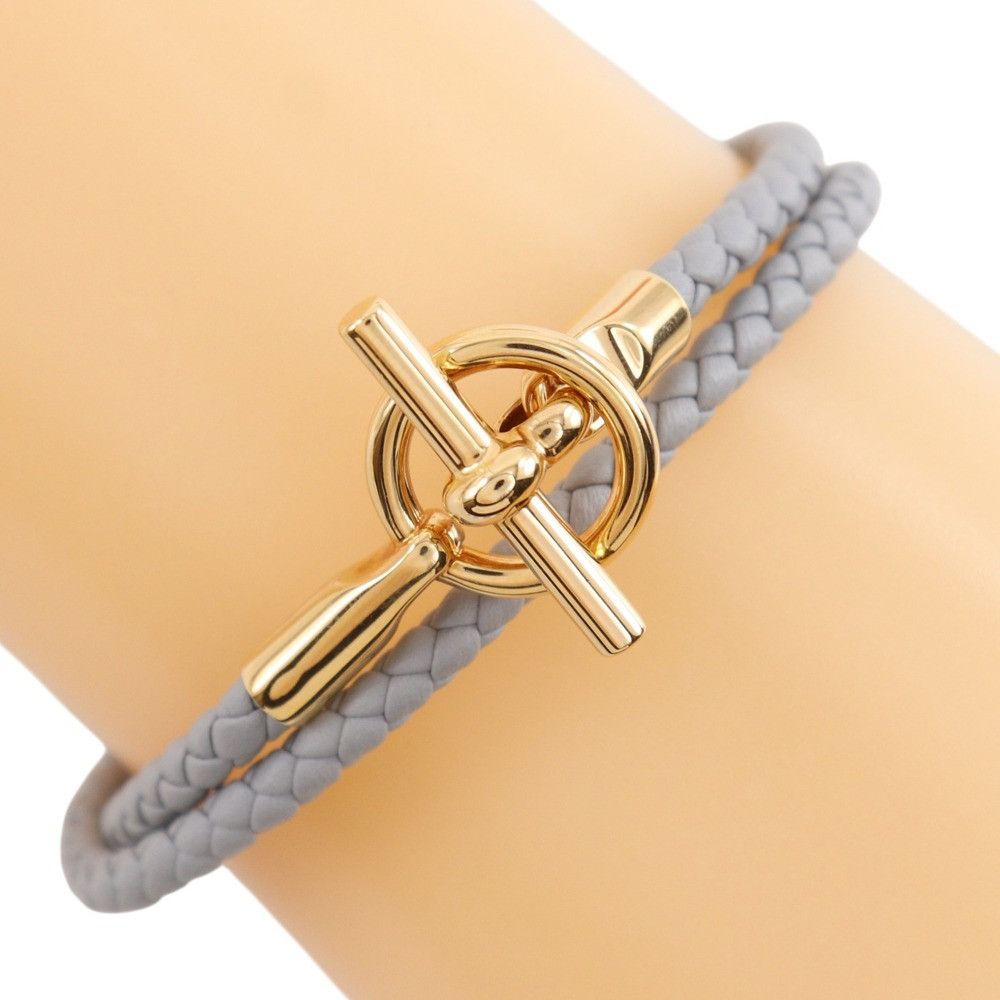 Hermes Hermes Hermes Glenan Double Tour Leather Bracelet Leather Bracelet DUTY FREE for USA Size ONE SIZE - 1 Thumbnail