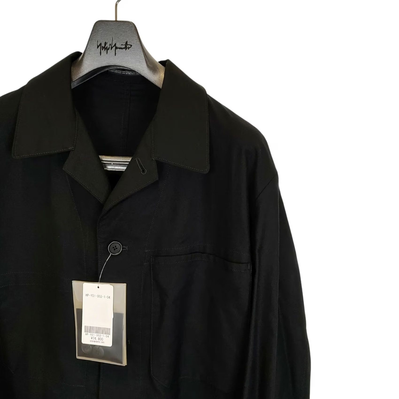 Yohji Yamamoto Yohji Yamamoto Jacket Black Size L Mens Pockets 5pockets Button Casual 25SS New Size US L / EU 52-54 / 3 - 4 Thumbnail