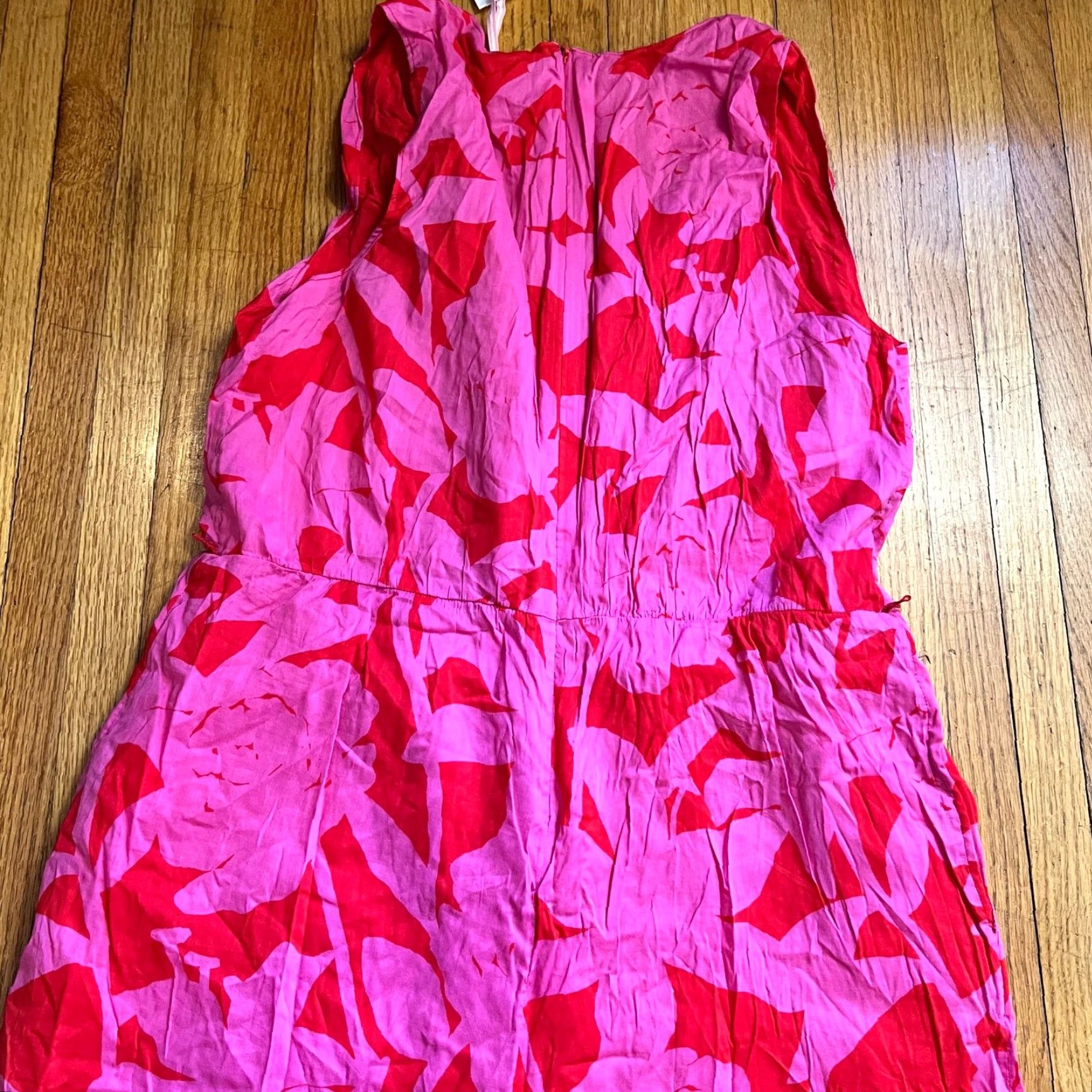 Vineyard Vines Vineyard Vines Jumpsuit Womens 12 Tropical Floral Eomper Wide Leg Vacation Pink Womens Size 12 Pink One-Piece Fashion Dress? Size 34" / US 12 / IT 48 - 4 Thumbnail