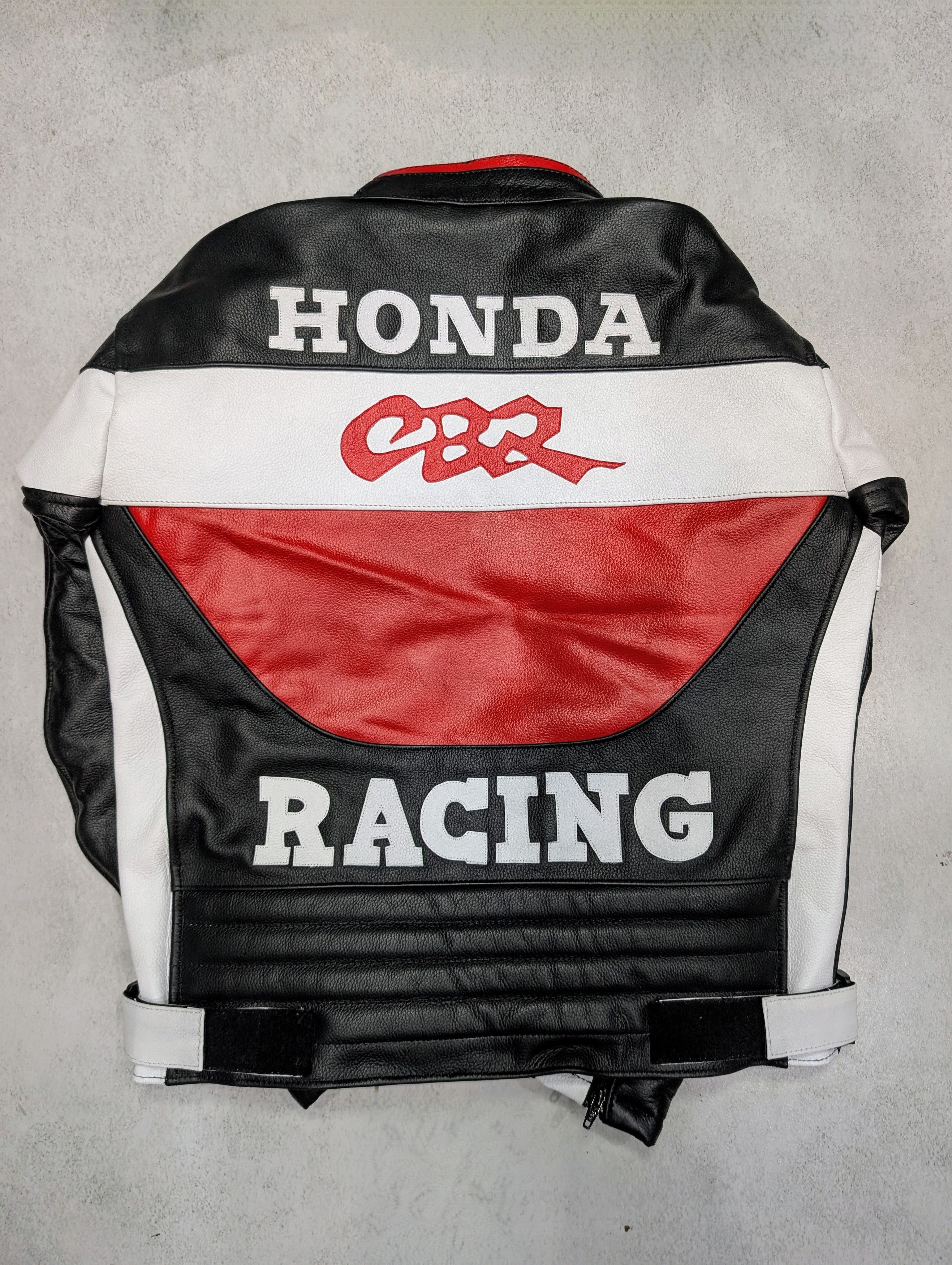 Honda 💥 Honda CBR Racing Leather Jacket Streetwear Size US XL / EU 56 / 4 - 2 Thumbnail