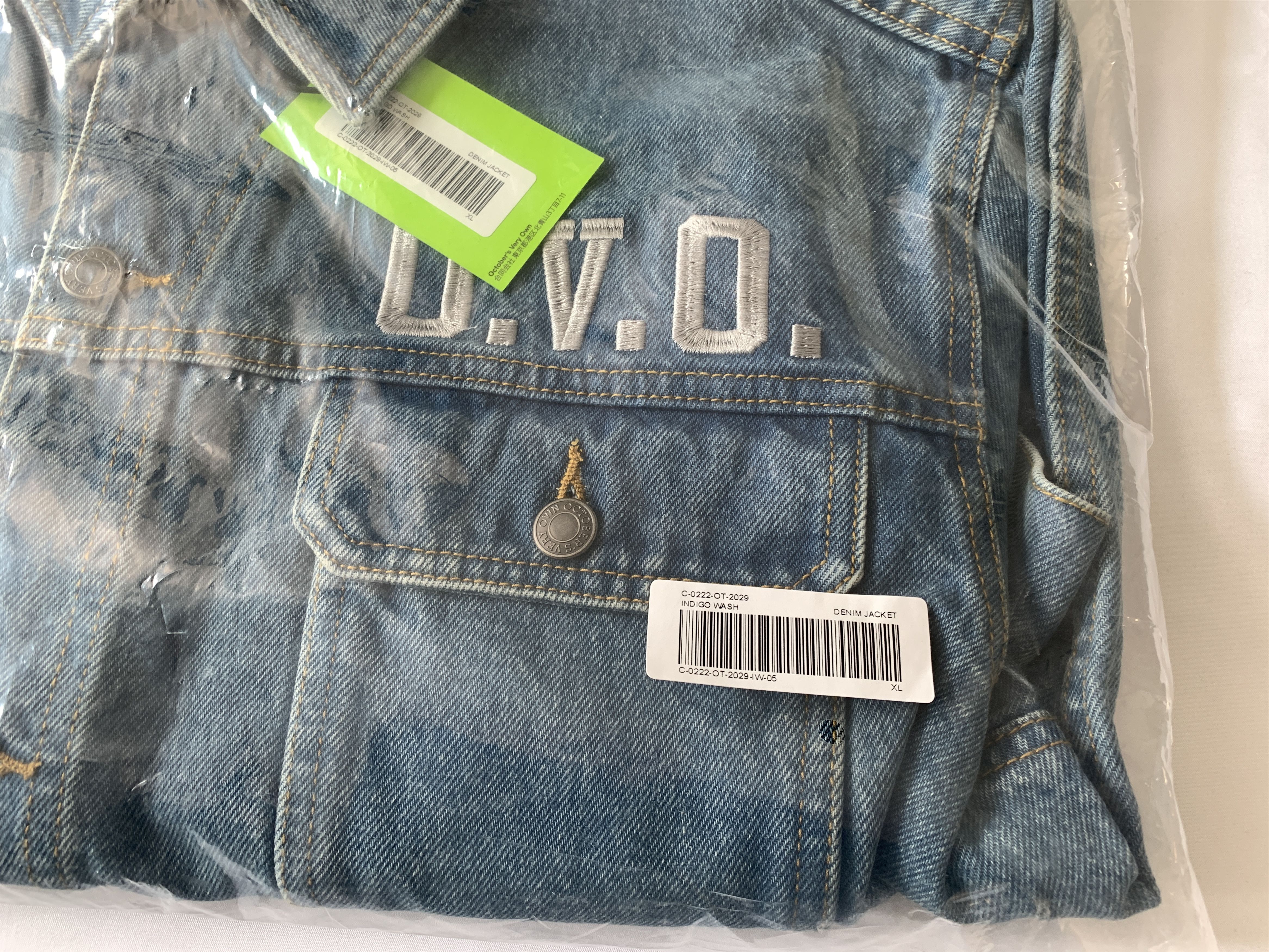 Drake OVO x Keith Haring Denim Trucker Jacket Washed Indigo Size US XL / EU 56 / 4 - 4 Thumbnail