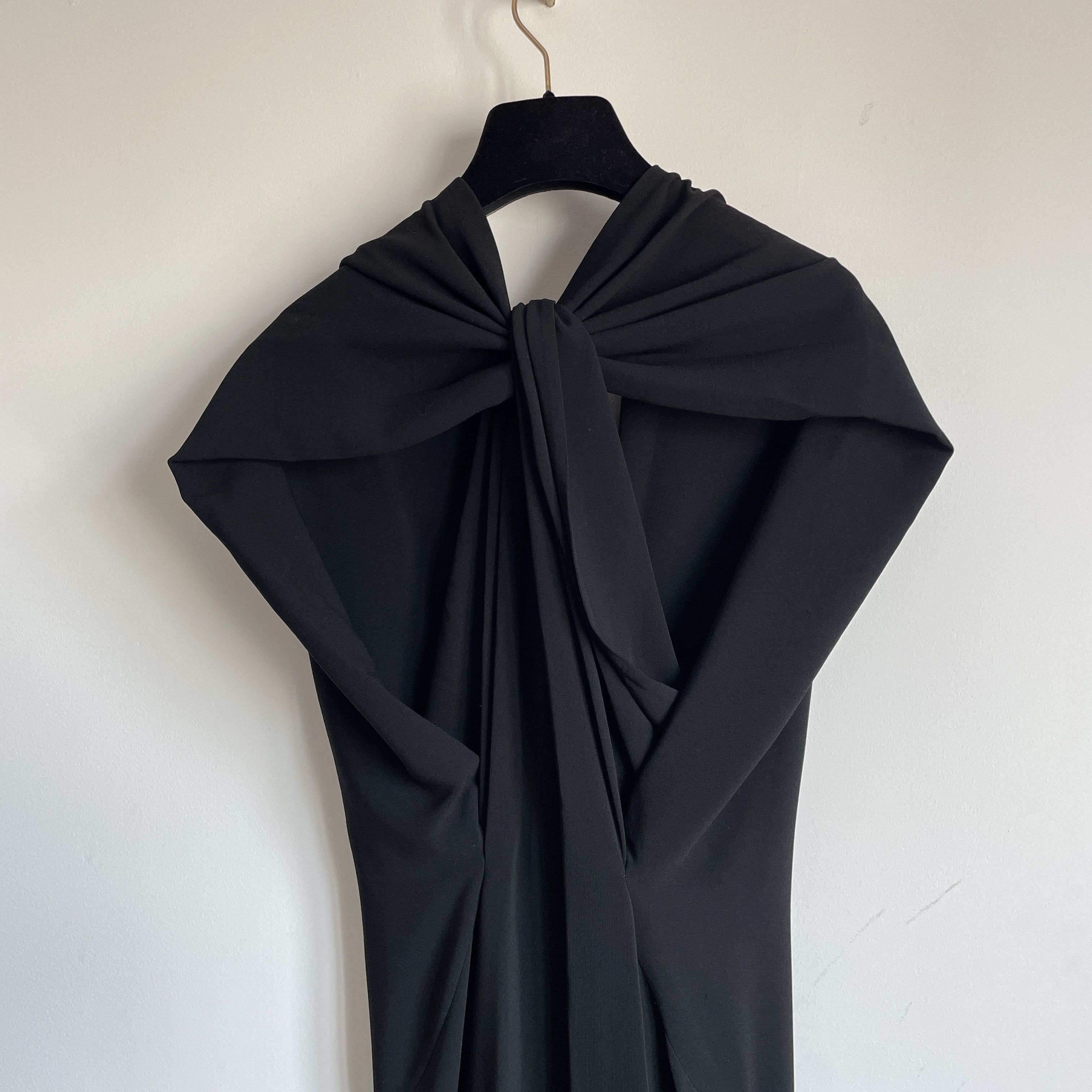 Designer Talbot Runhof Long Draped Bow Dress Size XS Size XS / US 0-2 / IT 36-38 - 5 Thumbnail