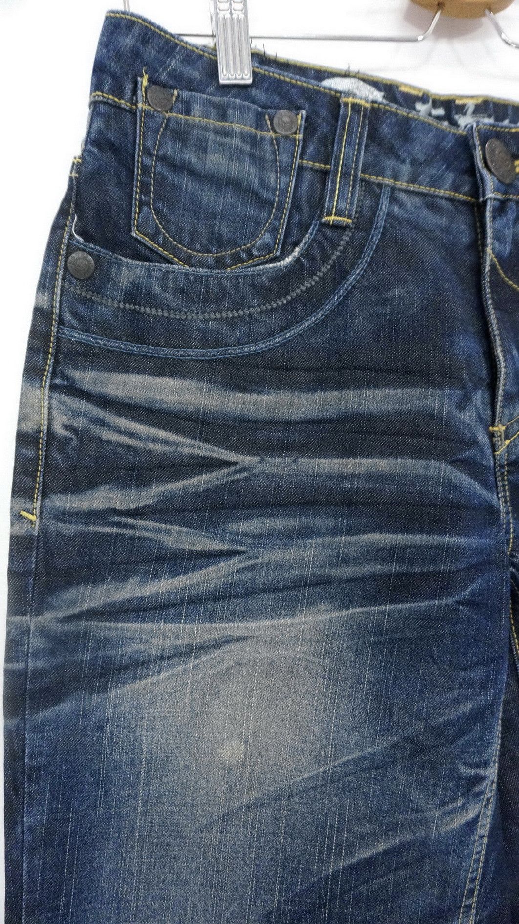 Japanese Brand Dope Japan OSAKA BIG TRAIN Baggy Clawmark Jeans Size US 28 / EU 44 - 4 Thumbnail