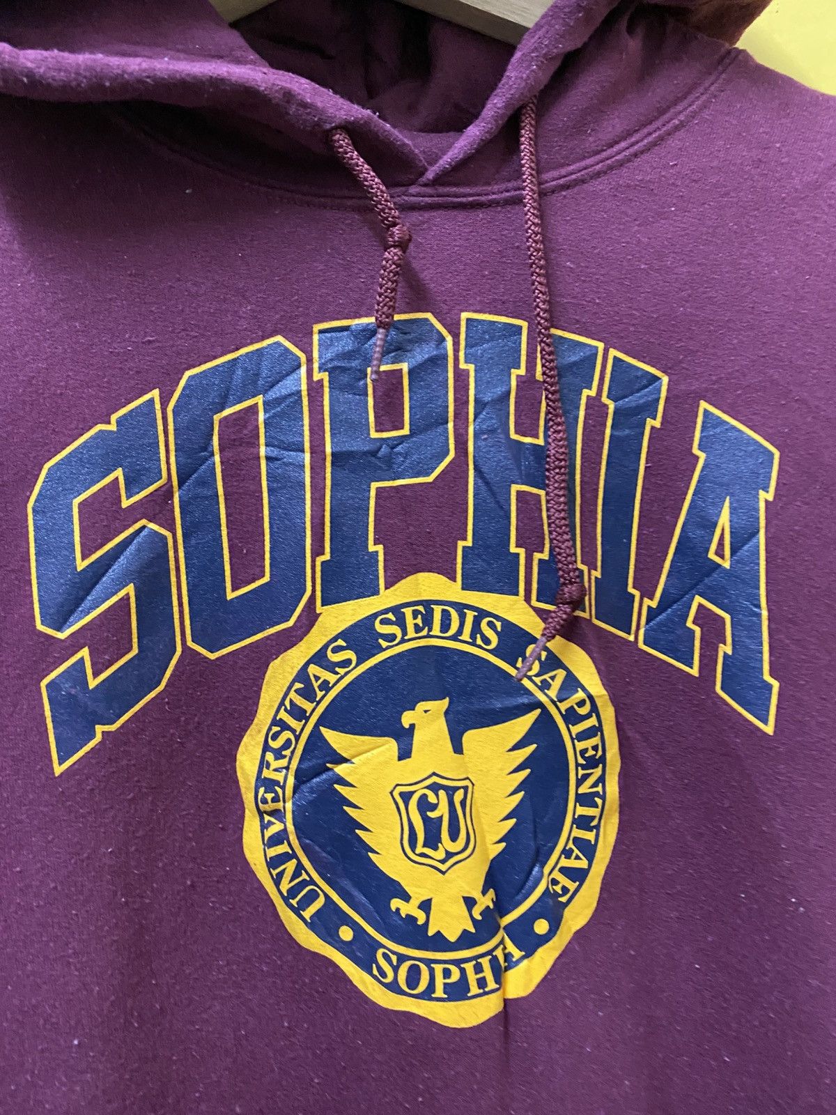 The Unbranded Brand Sophia Hoodie Maroon Colour Pullover Size US M / EU 48-50 / 2 - 3 Thumbnail
