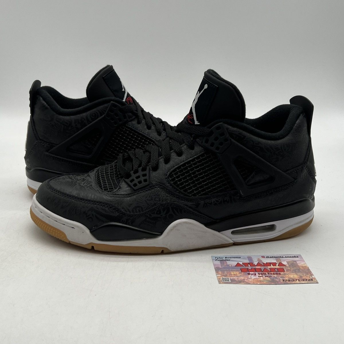 Jordan Brand Air Jordan 4 laser Size US 11.5 / EU 44-45 - 1 Thumbnail