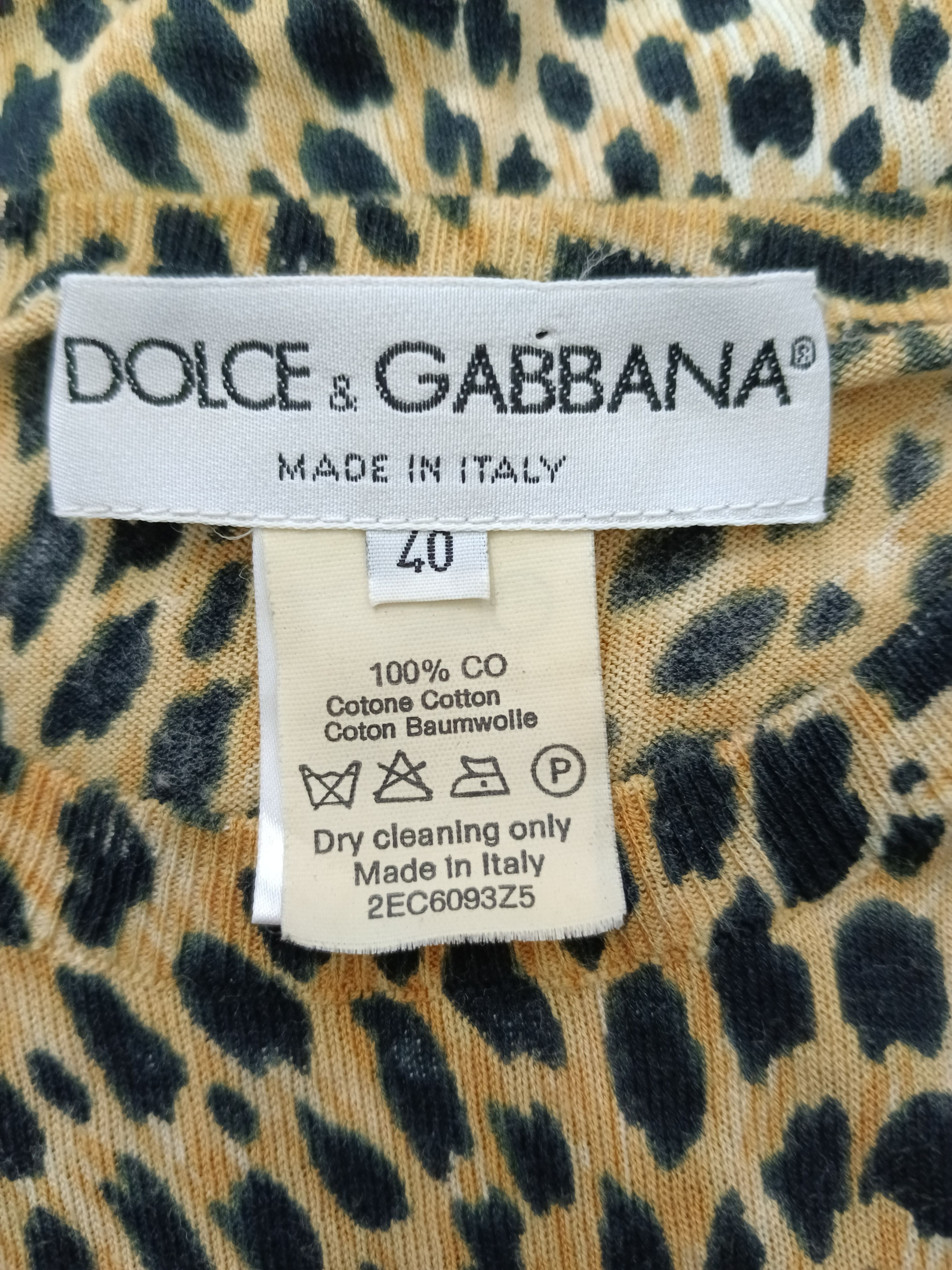 Dolce & Gabbana OG🔥GRAIL D&G LEOPARD PRINTSHIRT Size S / US 4 / IT 40 - 6 Thumbnail