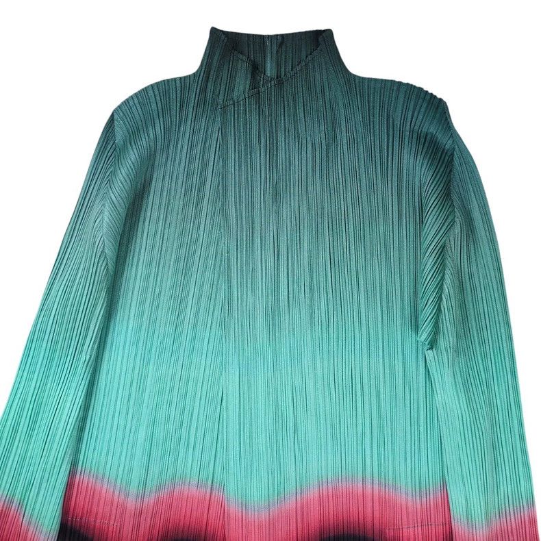 Issey Miyake issey miyake size:3 Aurora colored pleated dress Size XXS / US 00 / IT 34 - 3 Thumbnail