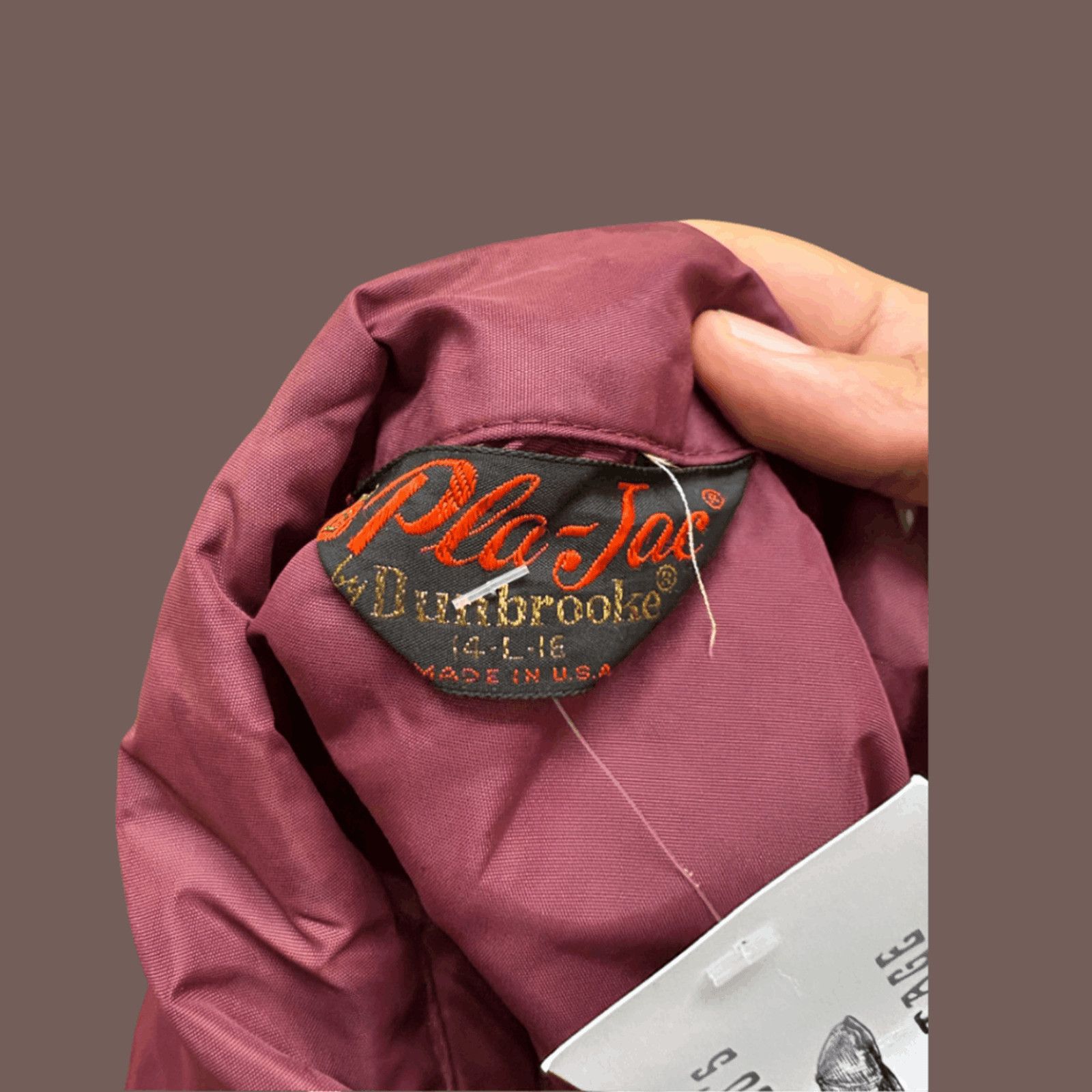 Dunbrooke VTG Coach Jacket | Pla-Jac El Cerrito Burgundy | 60s Sports Size US S / EU 44-46 / 1 - 4 Thumbnail
