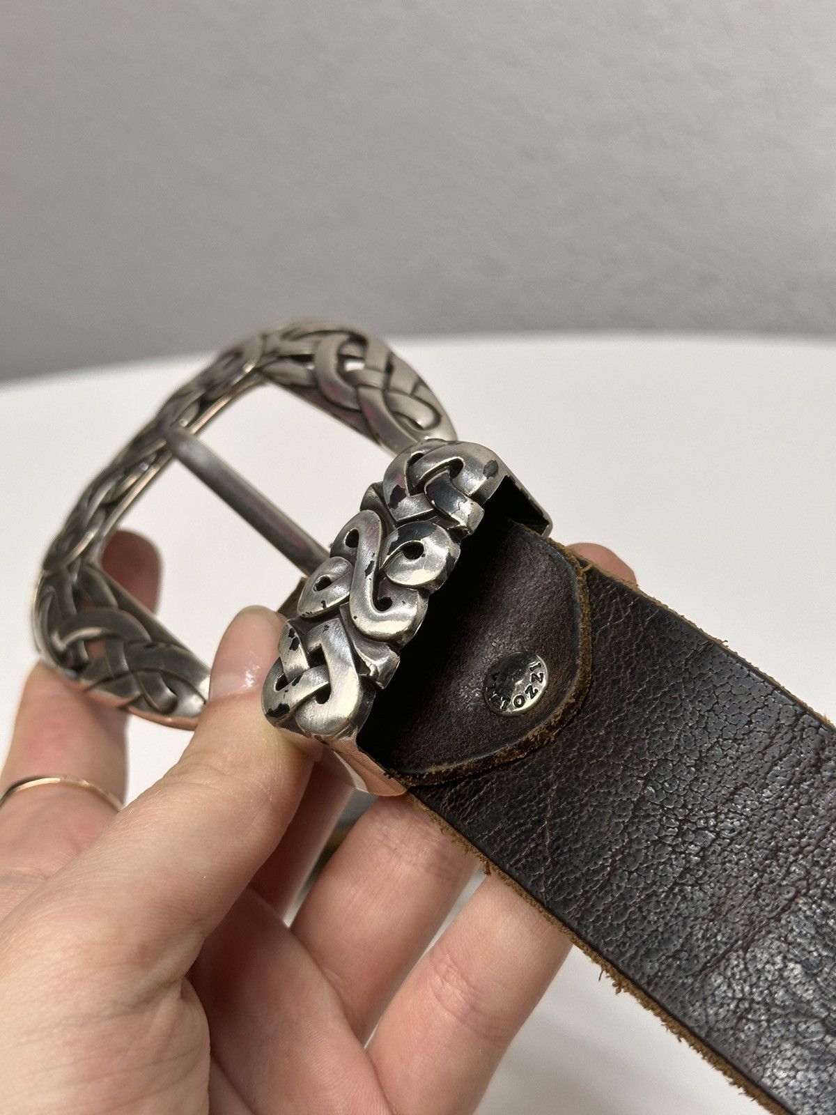 B.B. Simon leather Belt Diesel Style Beauty Beats Hysteric Glamour Y2k Size ONE SIZE - 5 Thumbnail