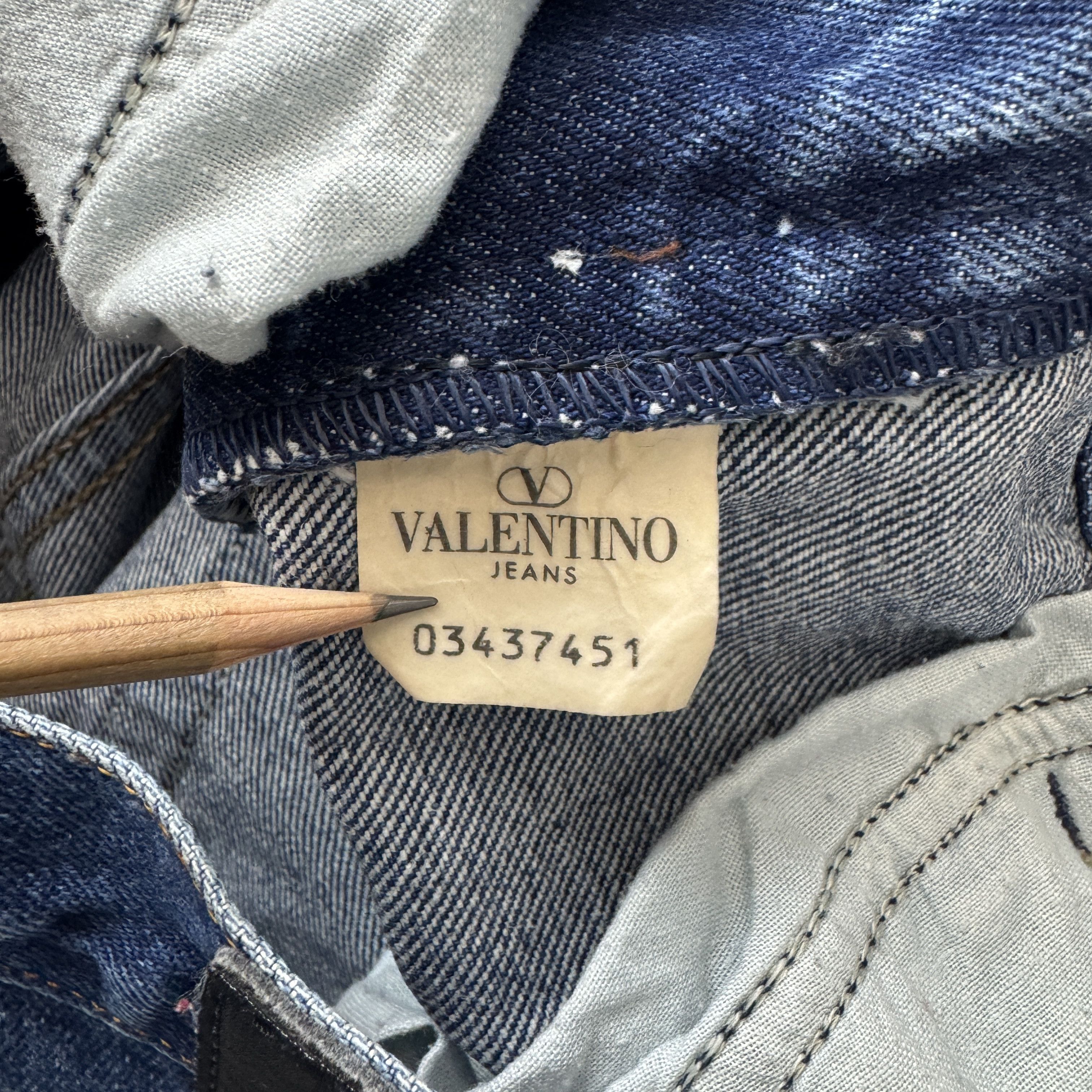 Valentino × Vintage Vintage Valentino Women's Crop Jeans Size 28" / US 6 / IT 42 - 8 Thumbnail