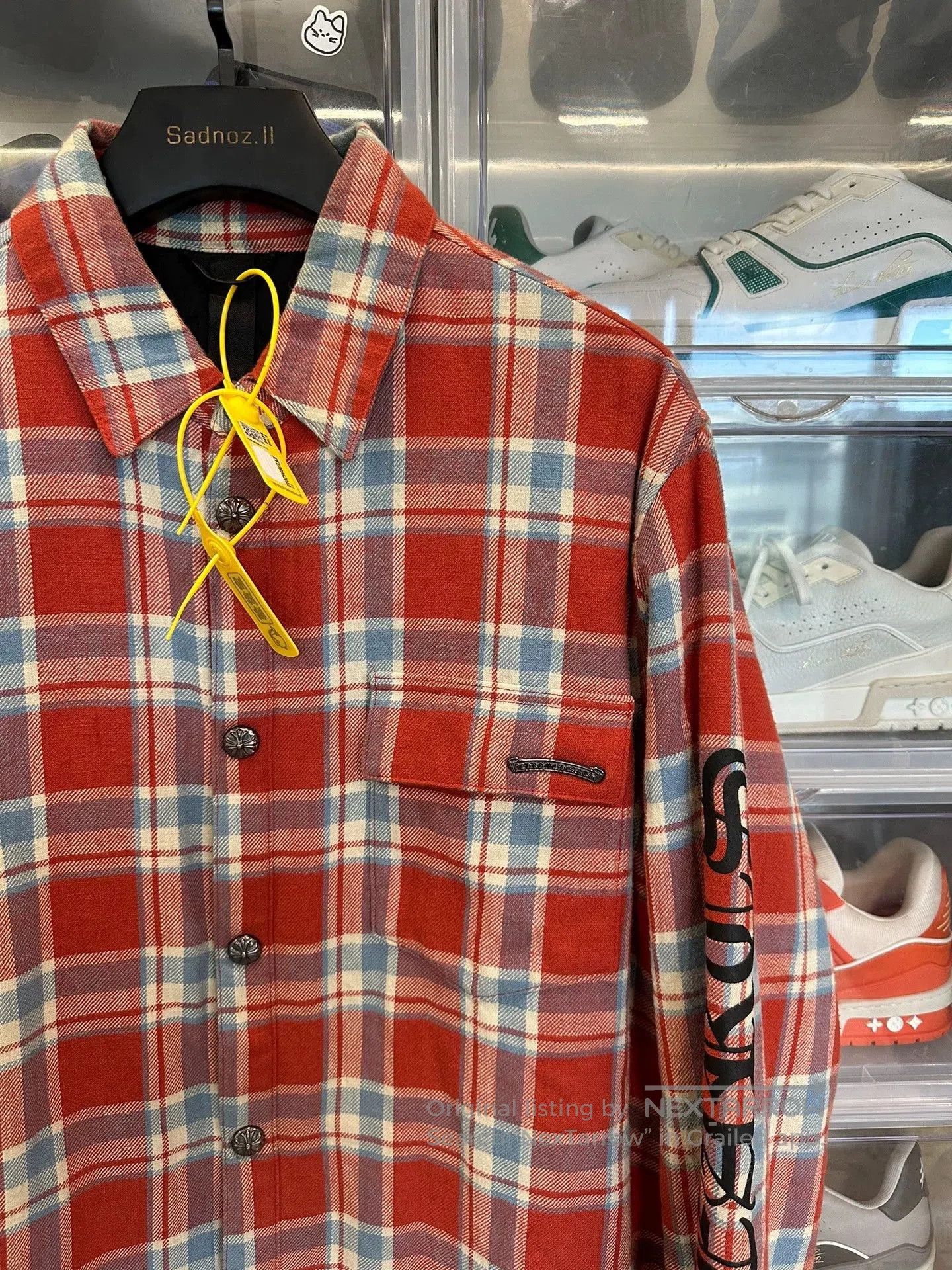Chrome Hearts chrome hearts blue red plaid shirt jacket. Size US L / EU 52-54 / 3 - 2 Thumbnail