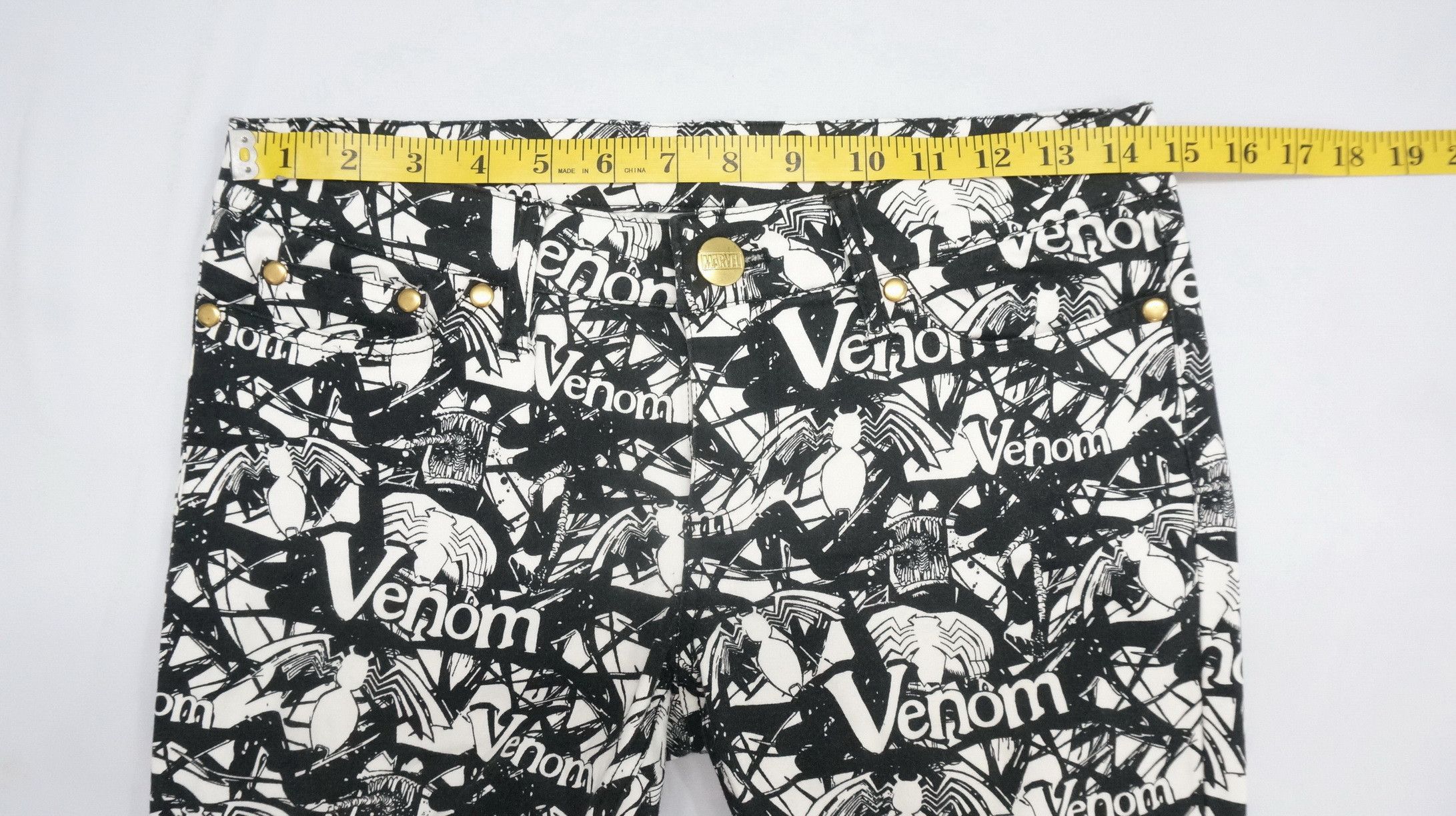 Marvel Comics Marvel VENOM Skinny Women Pants Size 29" - 9 Thumbnail