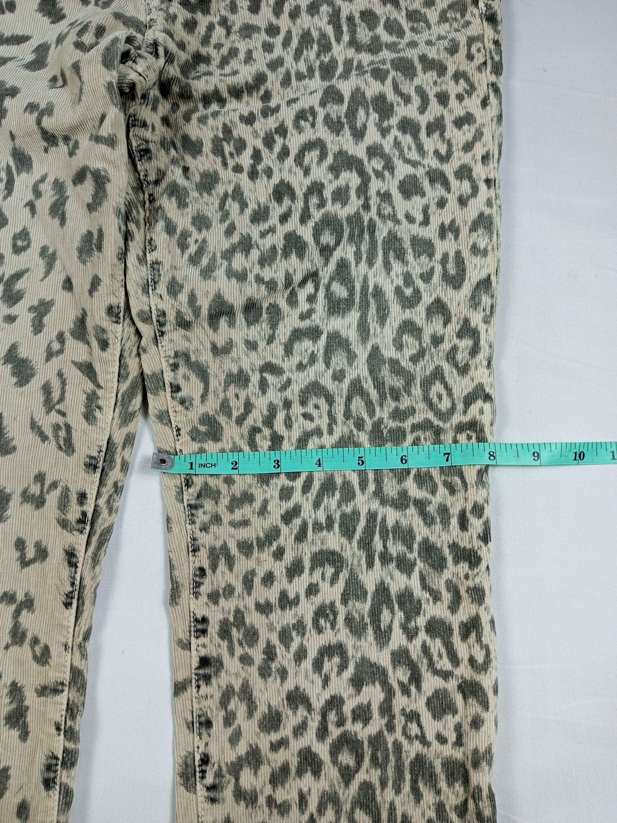 Current/Elliot Current Elliott Corduroy Leopard print punk amiri style Size US 30 / EU 46 - 10 Thumbnail
