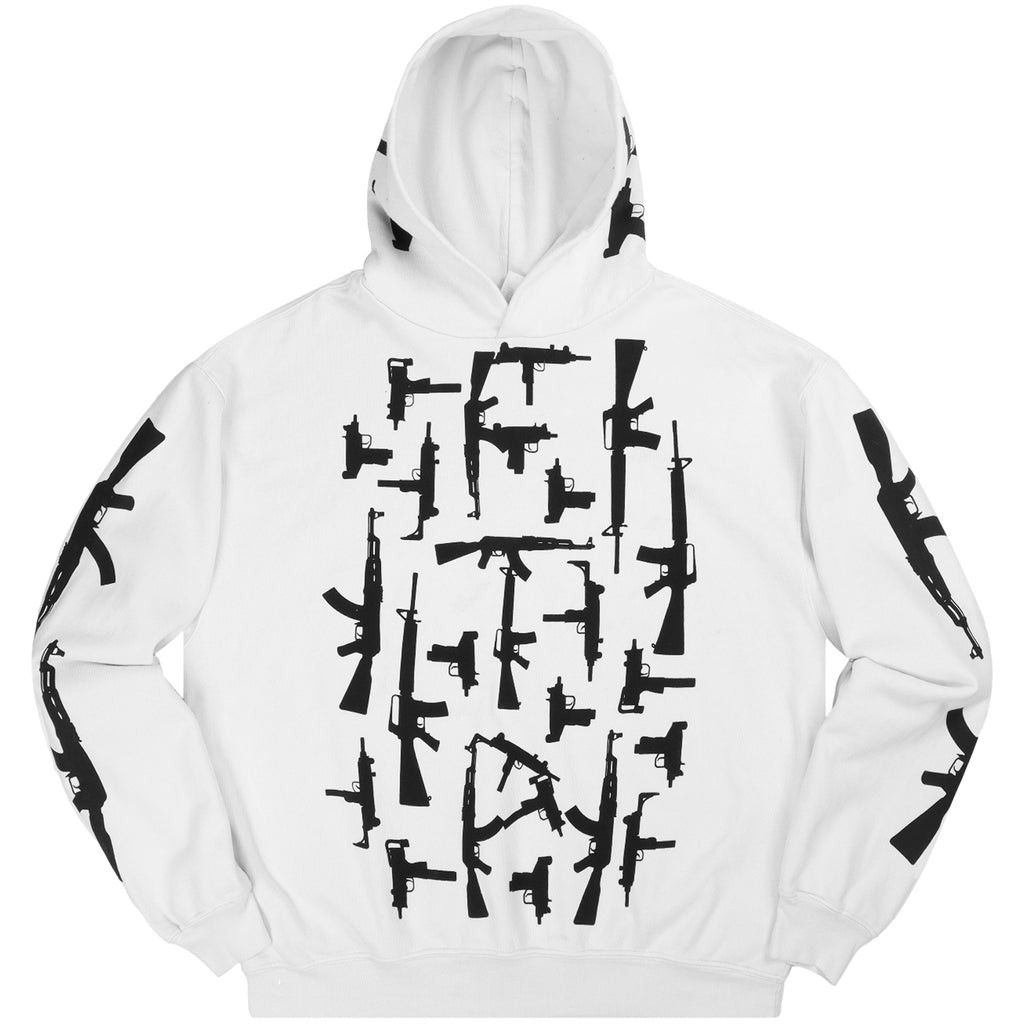 image of Fuck The Population Ftp Hardware Pullover Hoodie (White, L), Men's (Size Large)