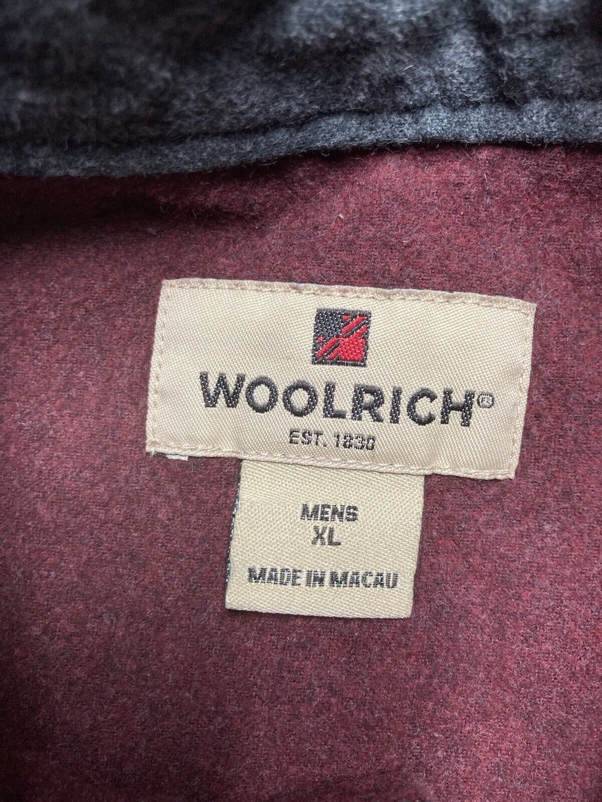 Vintage × Woolrich Woolen Mills Woolrich chamois flannel shirt maroon ruby heather men’s XL Size US XL / EU 56 / 4 - 3 Thumbnail