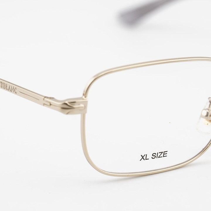Montblanc Montblanc MB0267O 004 Eyeglasses Gold 55mm Square Frame Size ONE SIZE - 6 Thumbnail