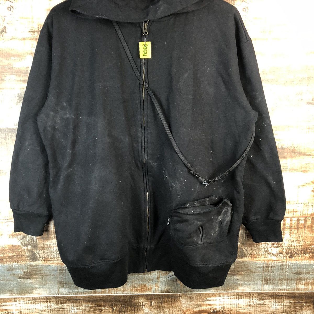 Issey Miyake DL Ne- net issey miyake Black Hoodie #A2591 Size US L / EU 52-54 / 3 - 3 Thumbnail