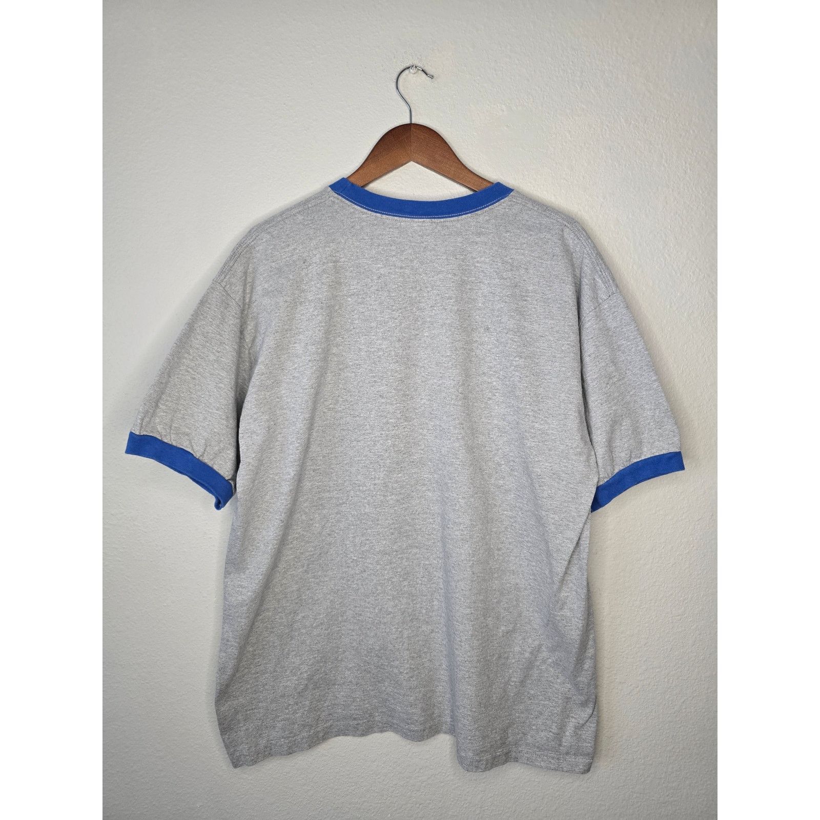 Anvil Radio Station Shirt Ringer Mix 96.9 Gray XL Tee Size US L / EU 52-54 / 3 - 5 Thumbnail