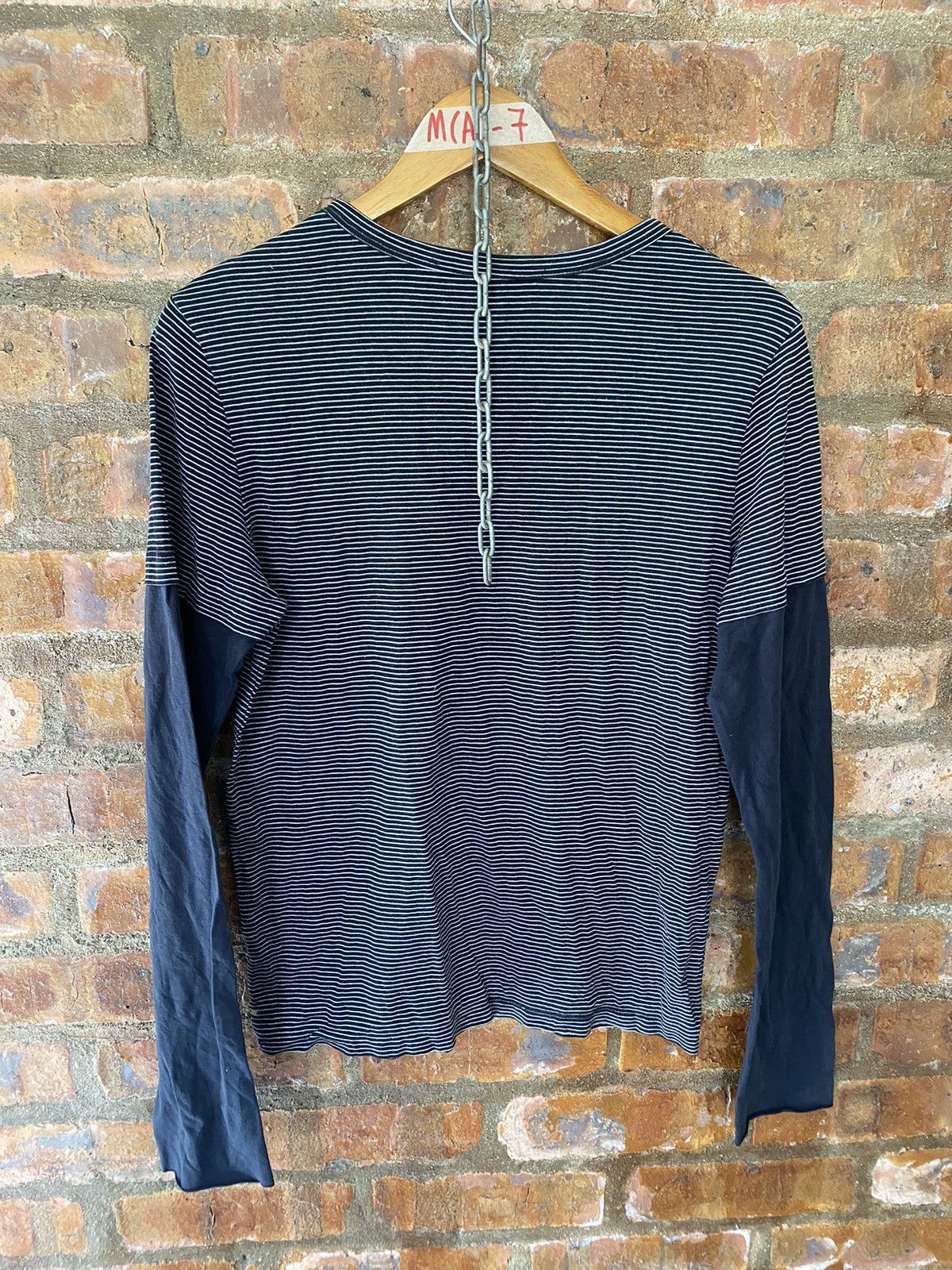 Veronique Branquinho Vtg stripe LS tee Size US M / EU 48-50 / 2 - 7 Thumbnail