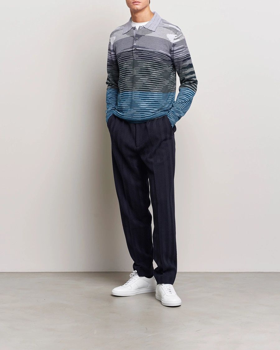 Missoni o1y0225 Casual Pant in Blue Size US 38 / EU 54 - 5 Thumbnail