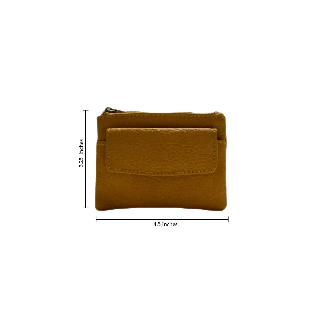 Handmade Leather Credit Card Holder/Coin Purse with 2 Keychain holder Size ONE SIZE - 1 Thumbnail