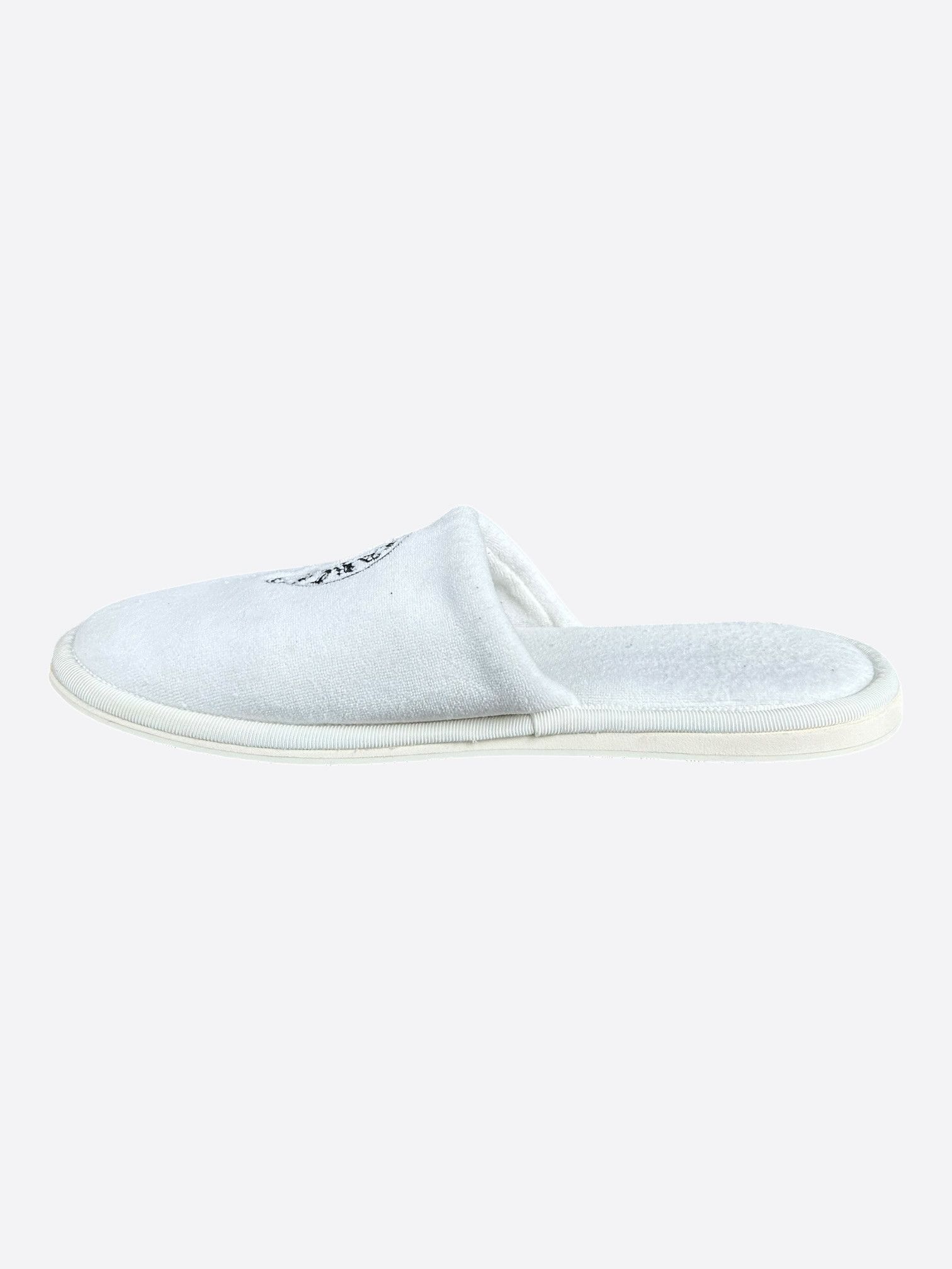 Chrome Hearts Chrome Hearts White & Black Horseshoe Logo Slippers Size US 8 / EU 41 - 7 Thumbnail