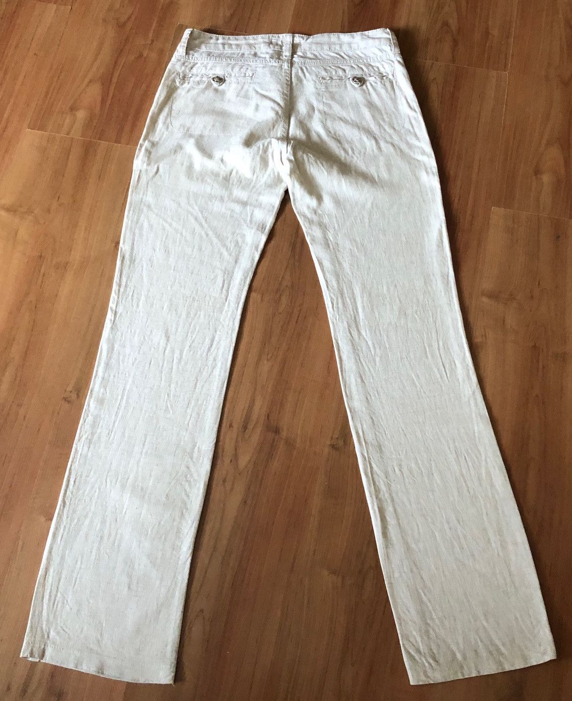Other Women's pants linen/viscose cream size M Size 27" / US 4 / IT 40 - 2 Thumbnail