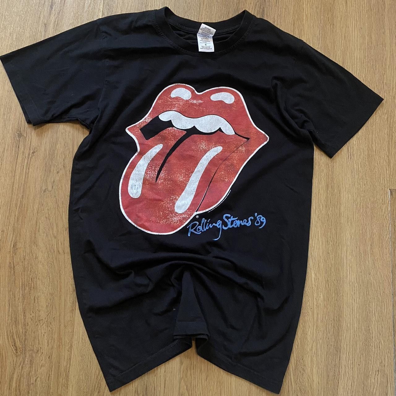Gildan 1989 Gildan Rolling Stones black and red t-shirt Rock Size US S / EU 44-46 / 1 - 1 Thumbnail