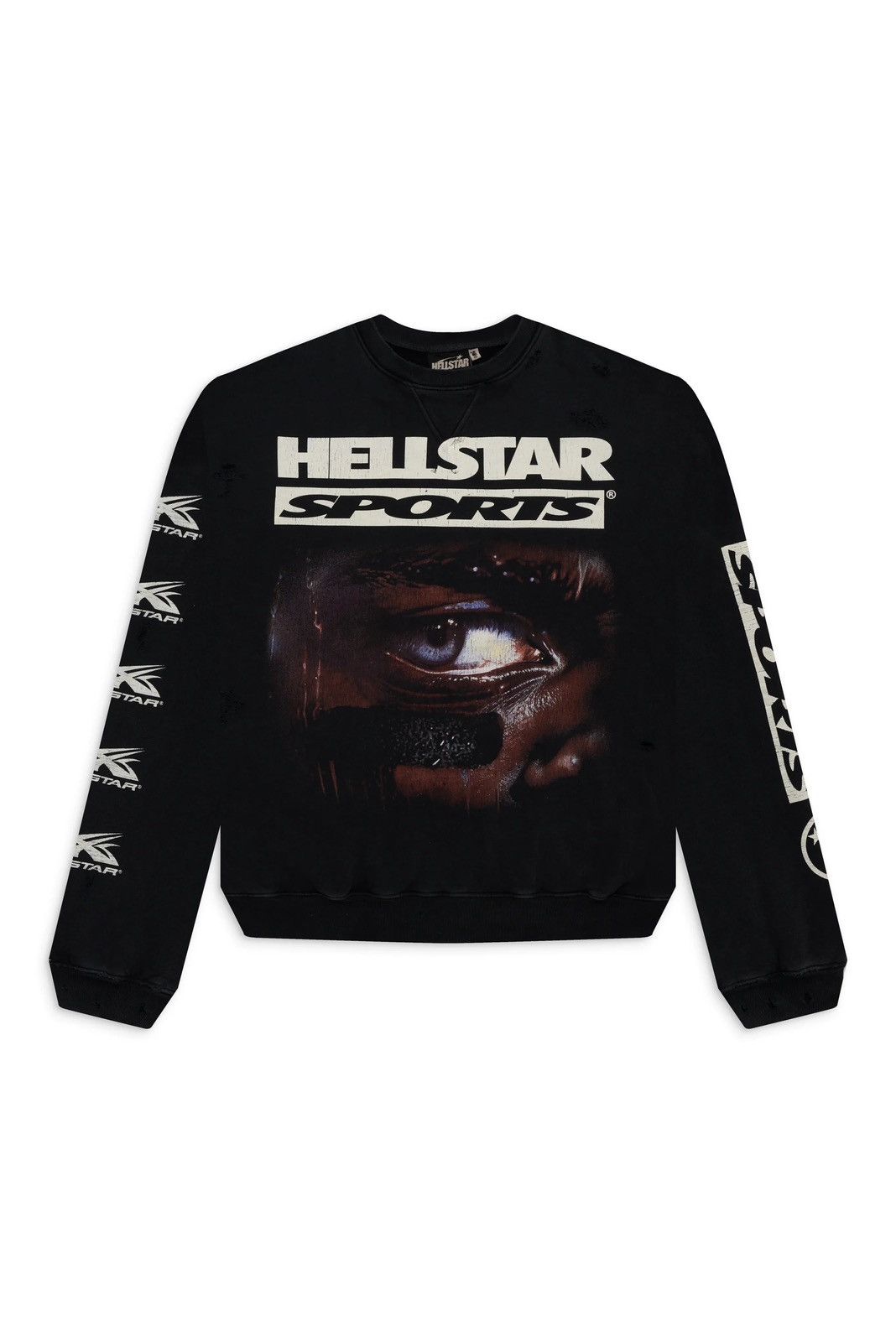 image of Hellstar Sports 96' Crewneck in Black, Men's (Size Small)