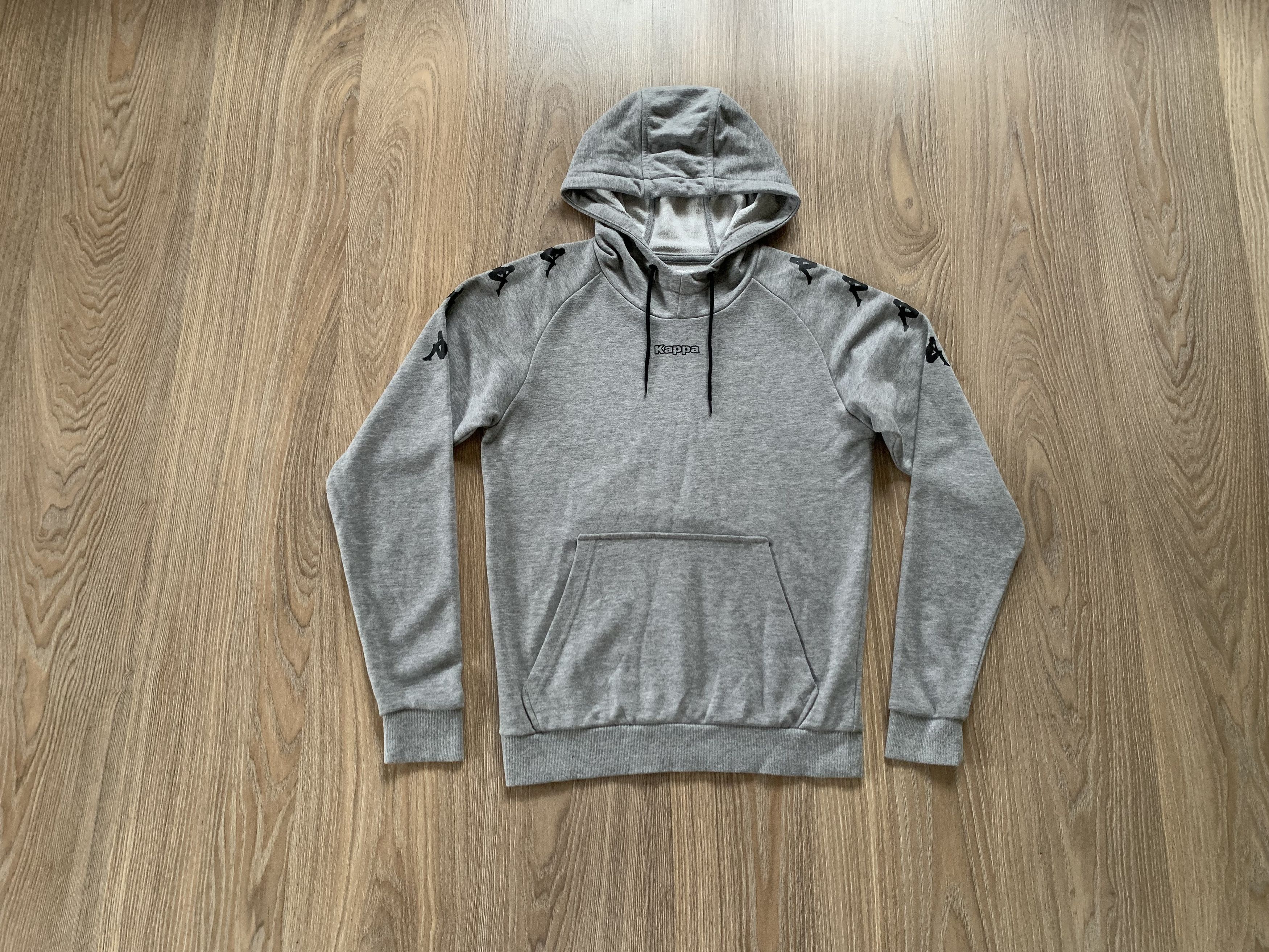 Kappa Kappa Grey Spellout Logo Hoodie Size US S / EU 44-46 / 1 - 1 Thumbnail