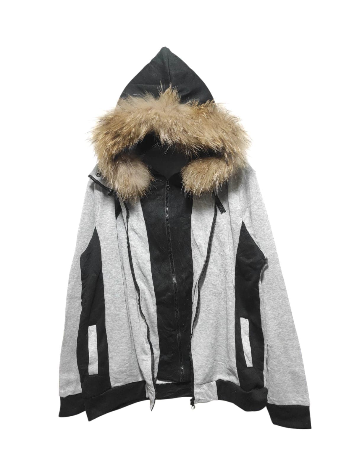 Hysteric Glamour Unbrand double layer Fur Zip Hoodie Lgb IfSixWasNine style Size US M / EU 48-50 / 2 - 1 Thumbnail