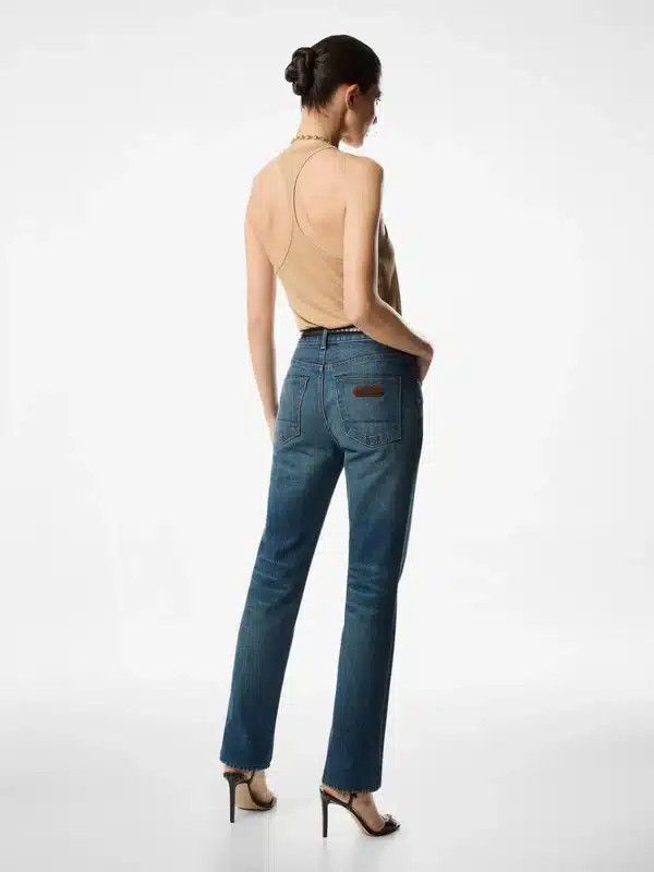 Tom Ford o1loc1c0525 PAD114 Stone Washed Straight Leg Jeans in Blue Size 30" / US 8 / IT 44 - 5 Thumbnail