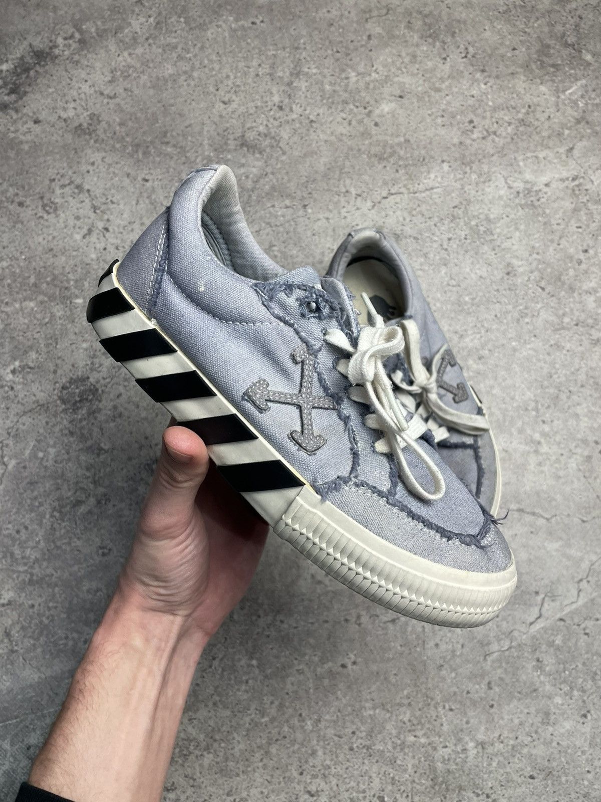 Off-White Off-White Vulcanized Low Sneakers Cotton size EU36 Size US 6 / IT 36 - 2 Thumbnail