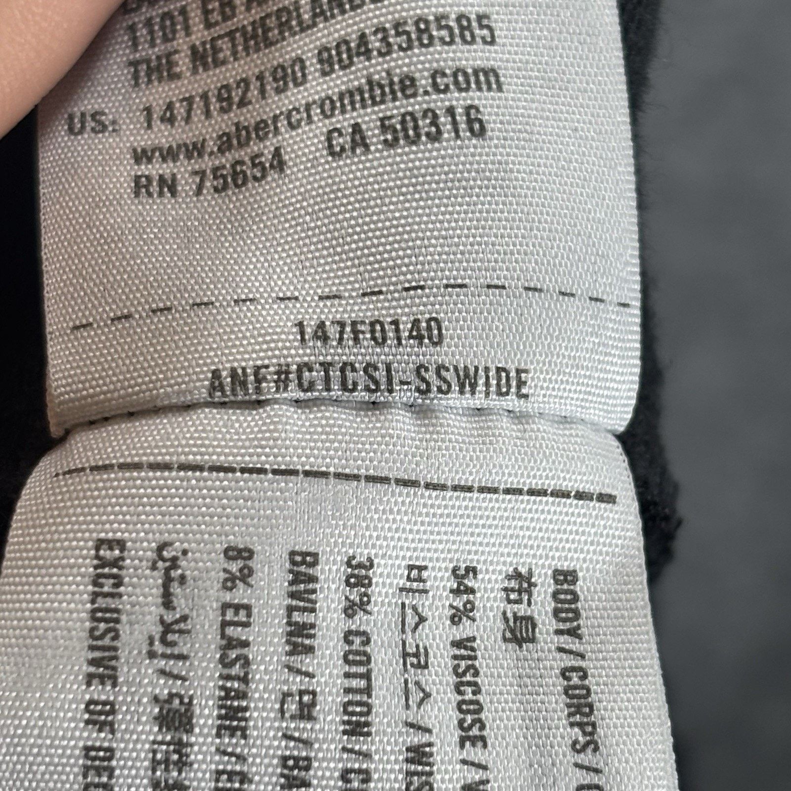 Abercrombie & Fitch Abercrombie & Fitch YPB Black Jogger Sweatpants Women's XS Size 22" - 8 Thumbnail