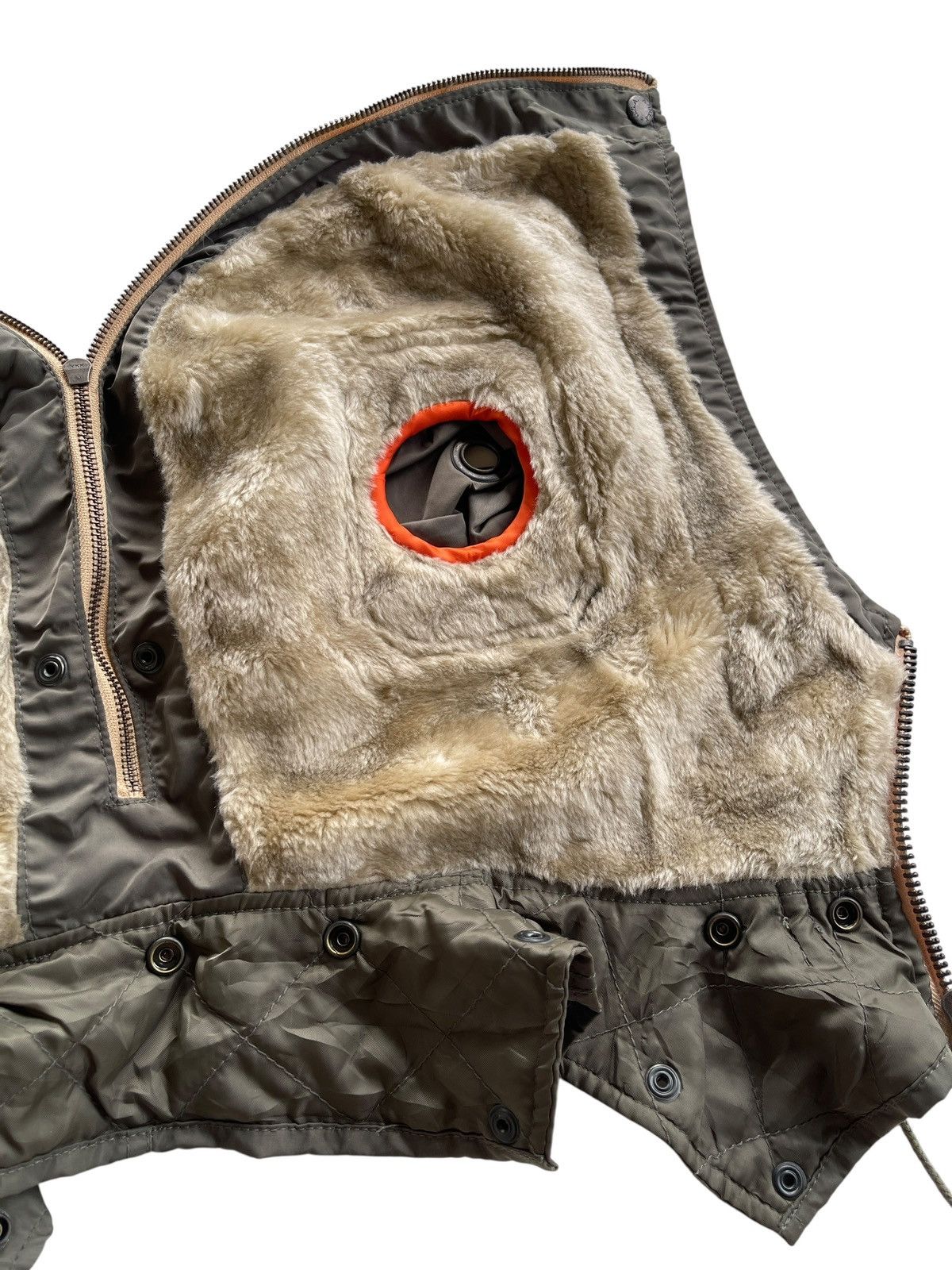 Avirex Vintage MA-1 Avirex Rescue Auxiliary Hooded Fur Size ONE SIZE - 15 Thumbnail