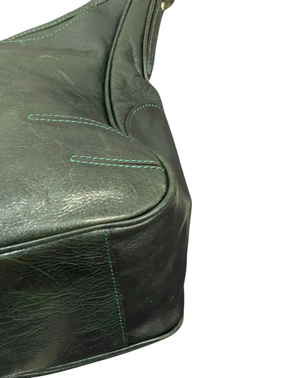 Genuine Leather Full Leather Aniary Japan Dark Green Cross Body Bag 1🟩6 Size ONE SIZE - 18 Thumbnail