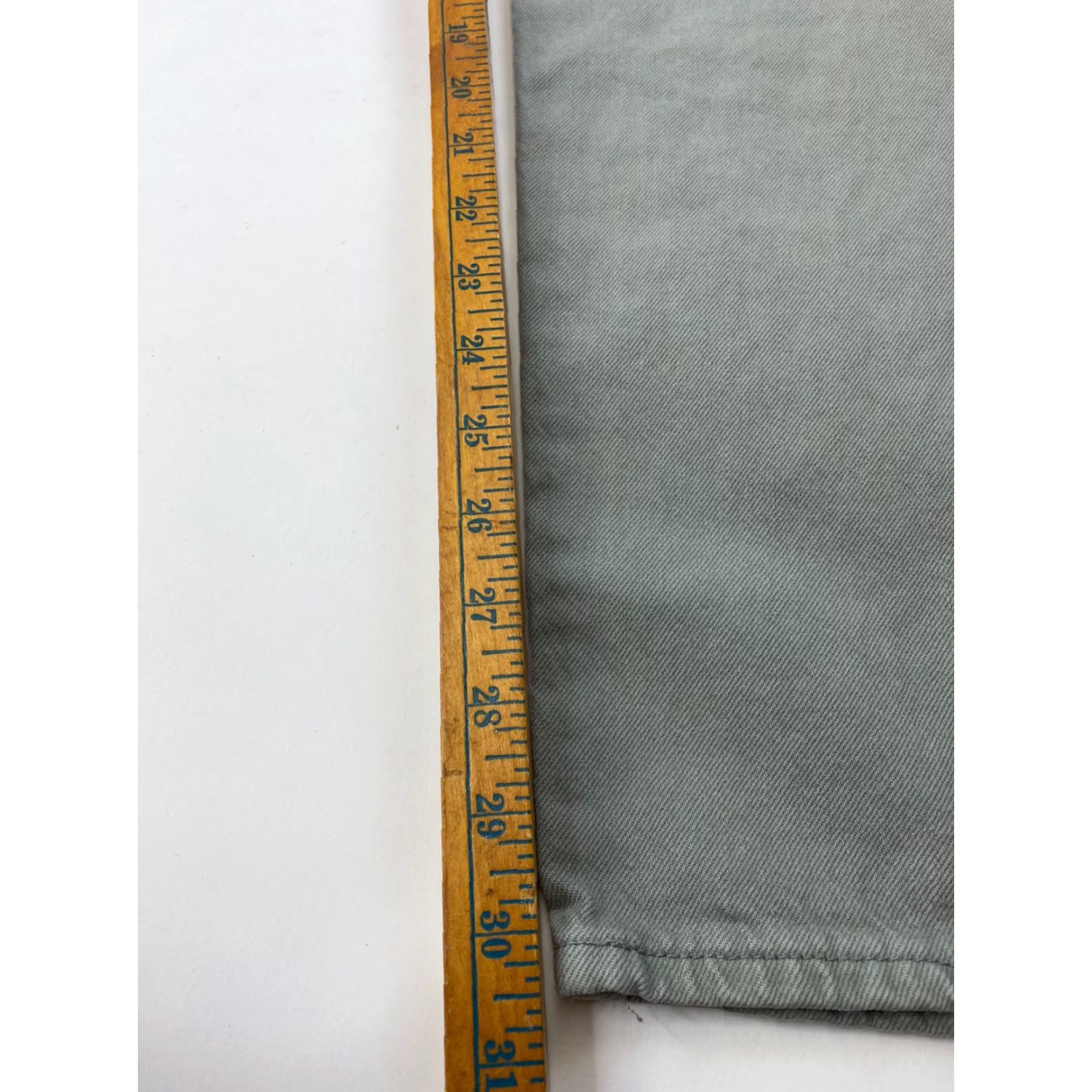 Levi's VINTAGE Levi’s 505 Jeans Mens 34x30 Tagged 36x32 Green Distressed Denim USA Zip Closure 505 Jeans Mens Green USA Vintage Distressed 34x30 Size US 34 / EU 50 - 7 Thumbnail