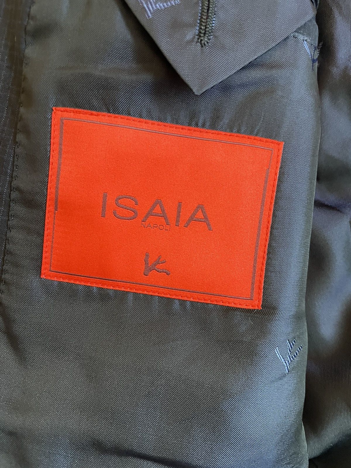 Isaia Tropical Weight Wool Suit Size 46L - 11 Thumbnail