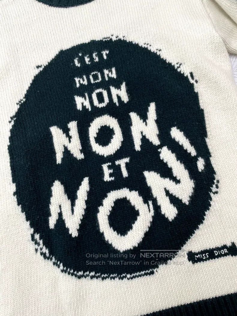 Dior Dior Letter-printed sweater Size XS / US 0-2 / IT 36-38 - 2 Thumbnail