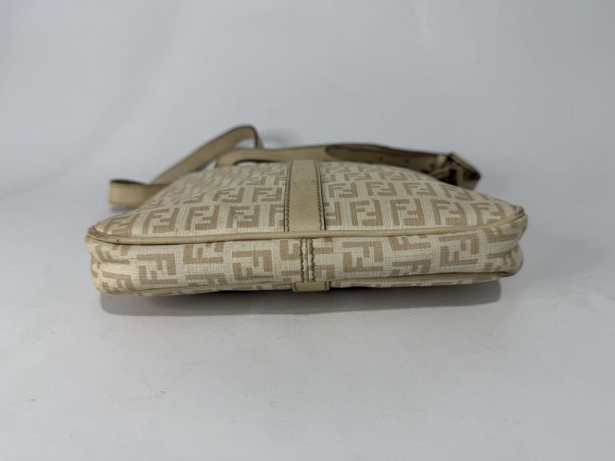 Fendi FENDI PRE-OWNED 2000-2010 Zucchino Canvas crossbody bag Size ONE SIZE - 4 Thumbnail